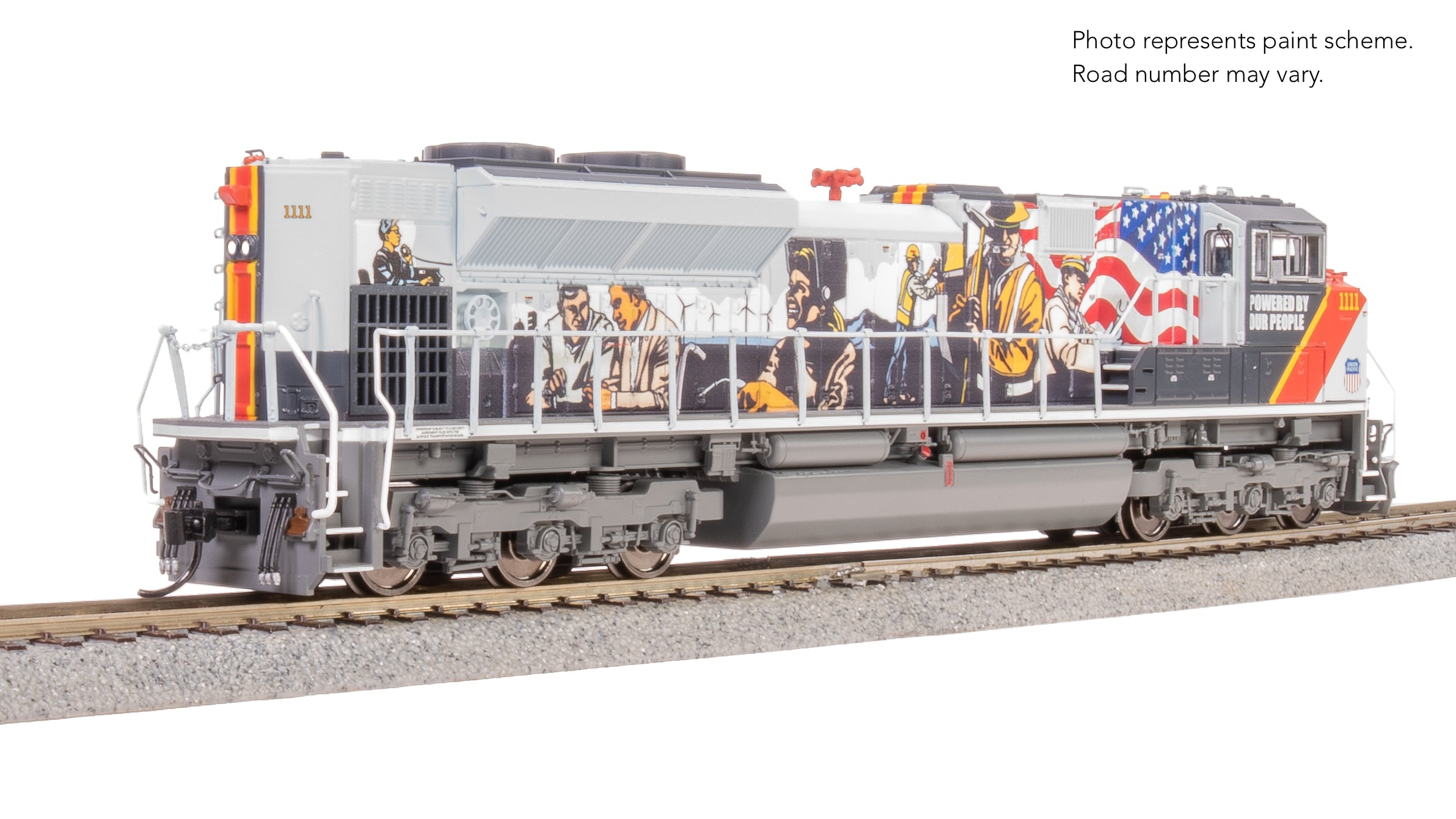 9777 EMD SD70ACe, UP 1111, "Powered By Our People", No-Sound / DCC-Ready, HO