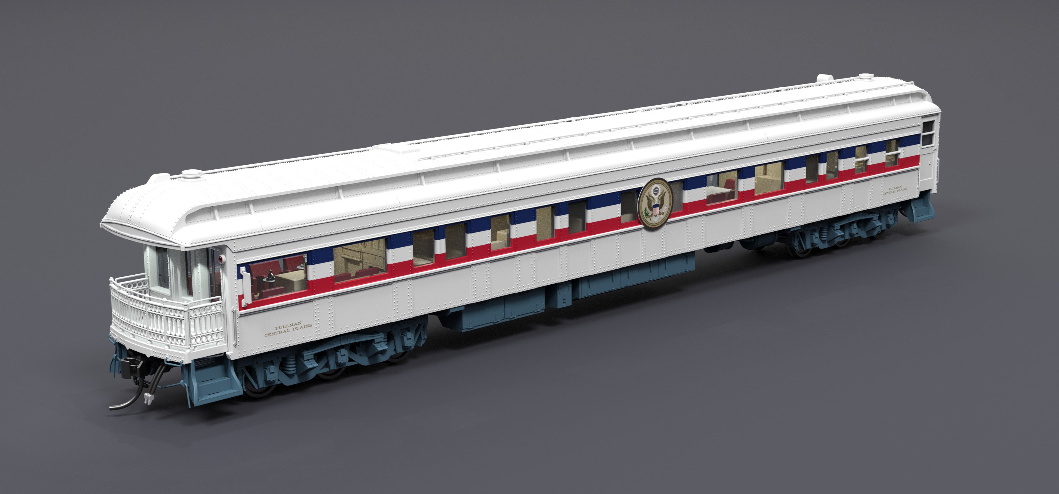 9720 American Freedom Train Business Car, 1947-1949, HO Scale