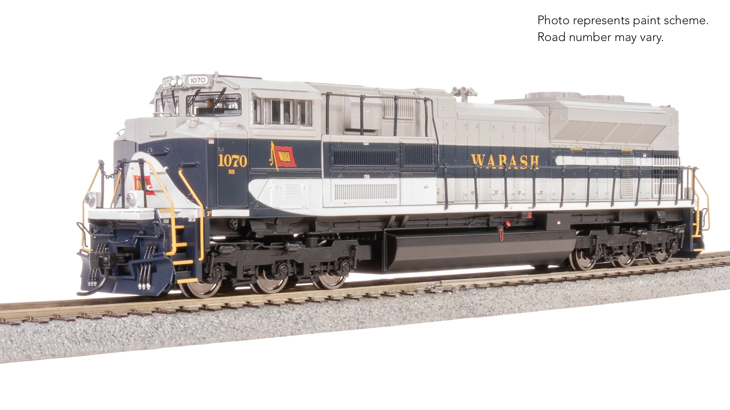 9784 EMD SD70ACe, NS 1070, Wabash Heritage Paint, Paragon4 Sound/DC/DCC, w/ Smoke, HO (Hobbytyme Exclusive)