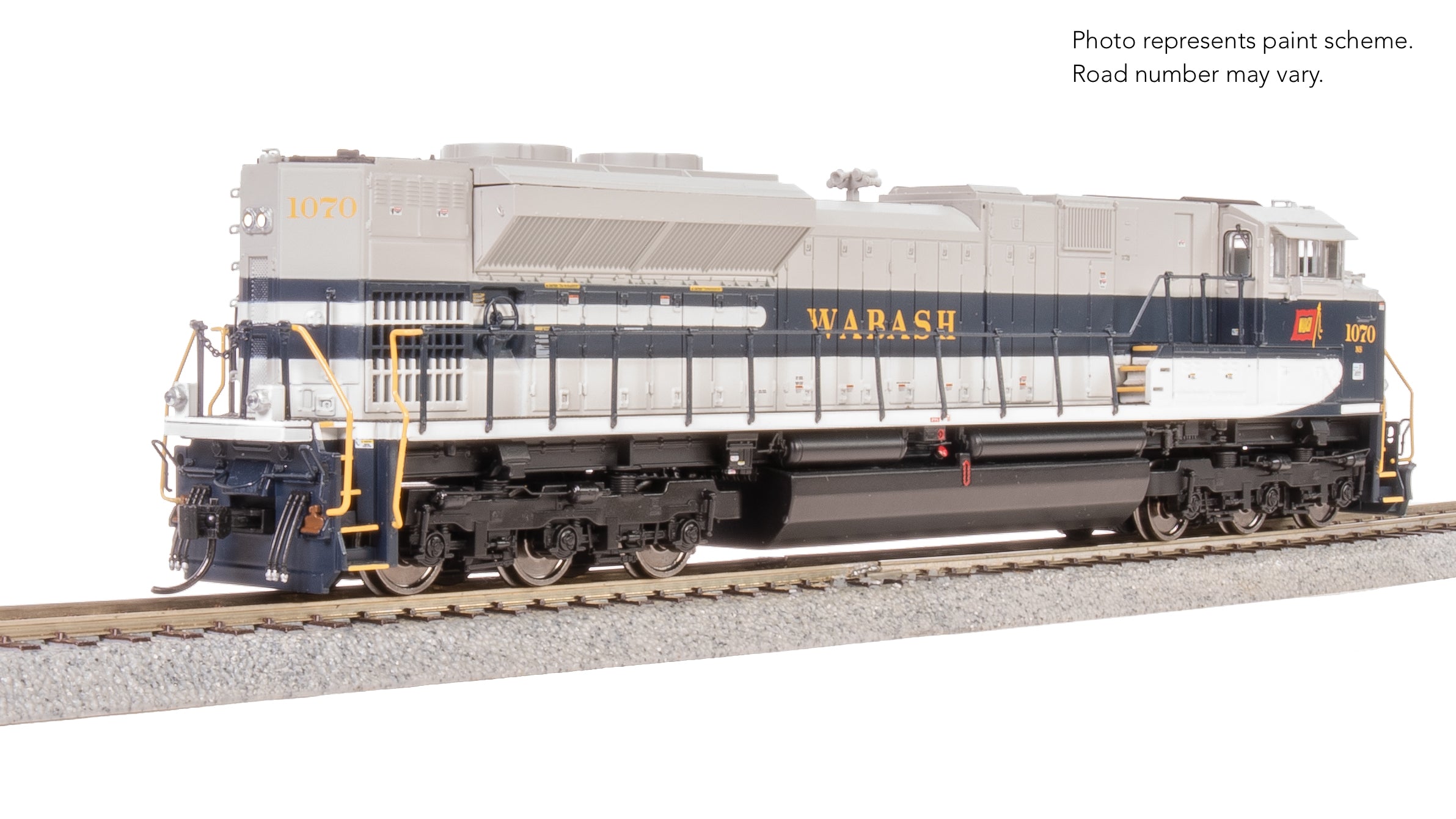 9784 EMD SD70ACe, NS 1070, Wabash Heritage Paint, Paragon4 Sound/DC/DCC, w/ Smoke, HO (Hobbytyme Exclusive)