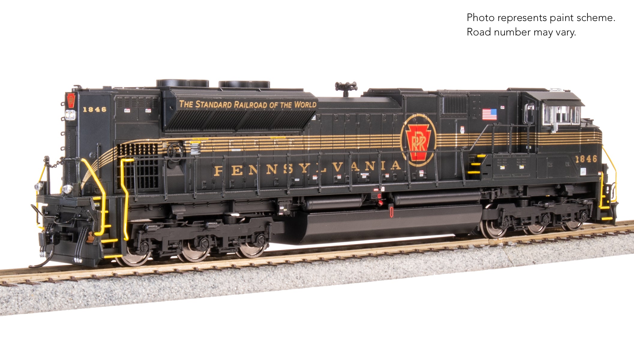 9788 EMD SD70ACe, PRR 1846, DGLE 5-stripe Fantasy Paint, No-Sound / DCC-Ready, HO (Trainworld Exclusive)