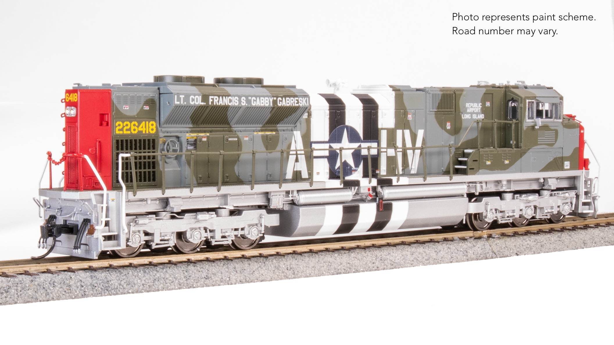 9790 EMD SD70ACe, USAAF 6418, Gabreski Fantasy Paint, No-Sound / DCC-Ready, HO (Trainworld Exclusive)