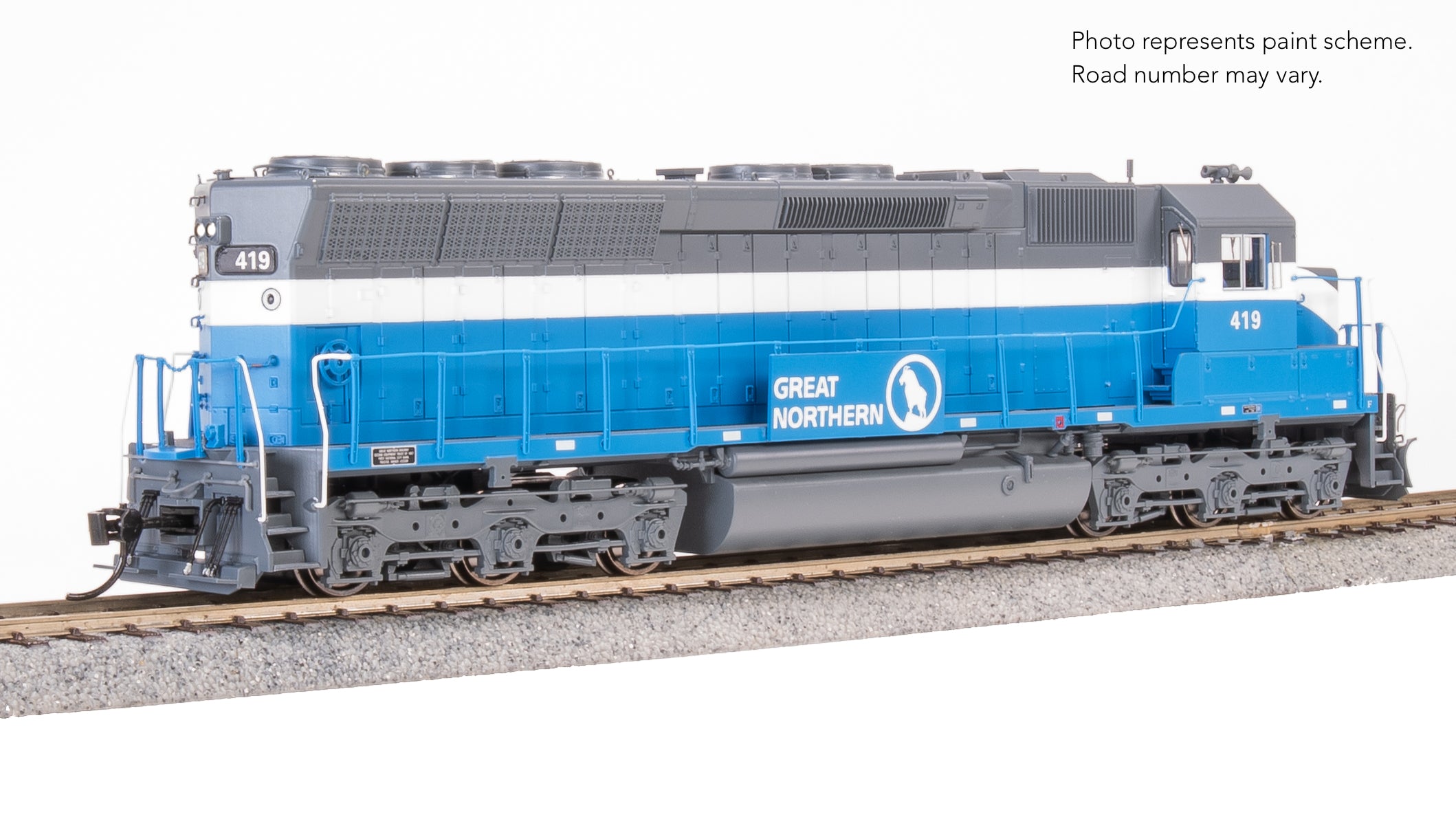 9802 EMD SD45, GN 419, Big Sky Blue, Paragon4 Sound/DC/DCC, HO