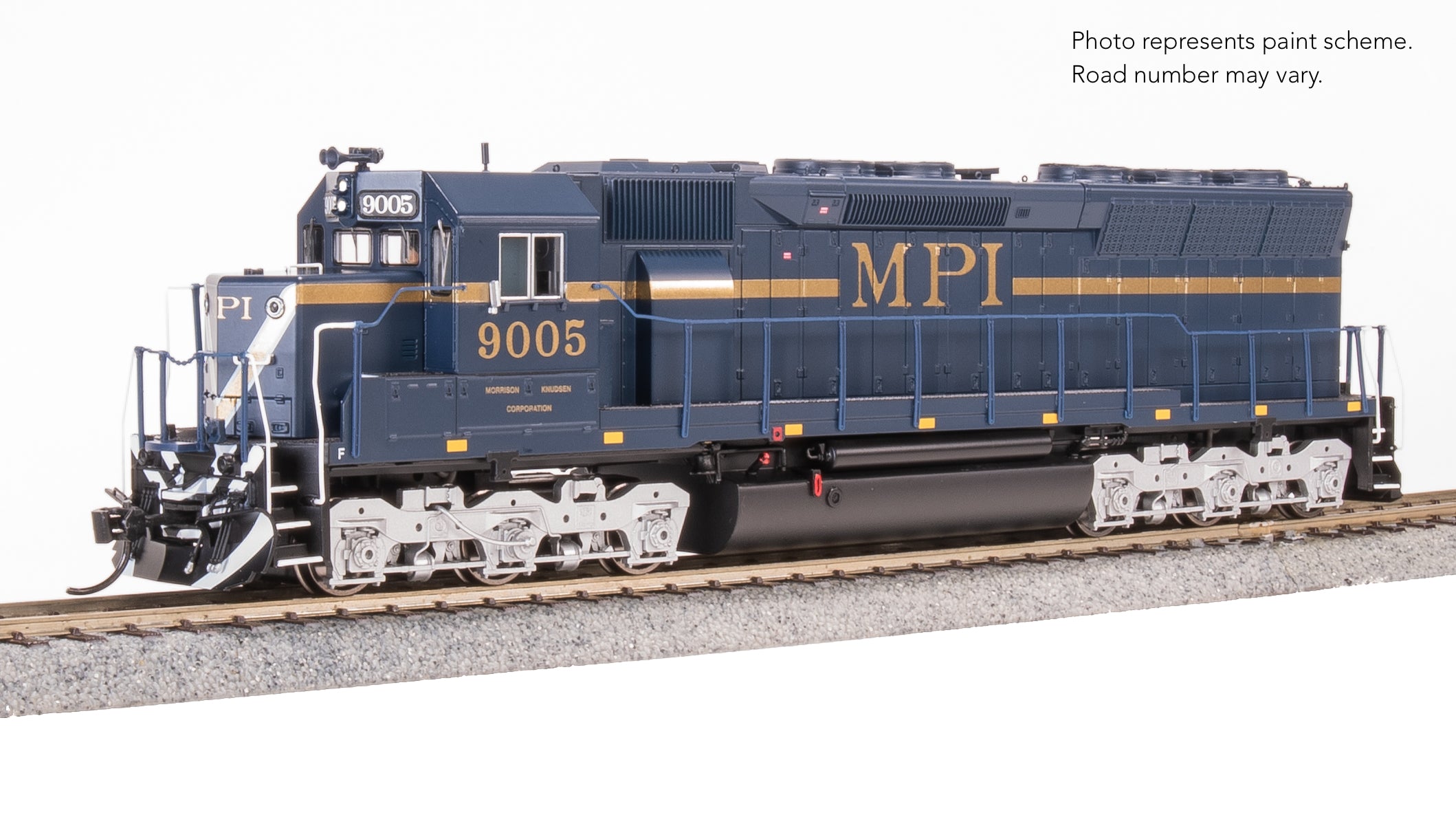 9814 EMD SD45, MPI 9005, Blue w/ Gold, No-Sound / DCC-Ready, HO