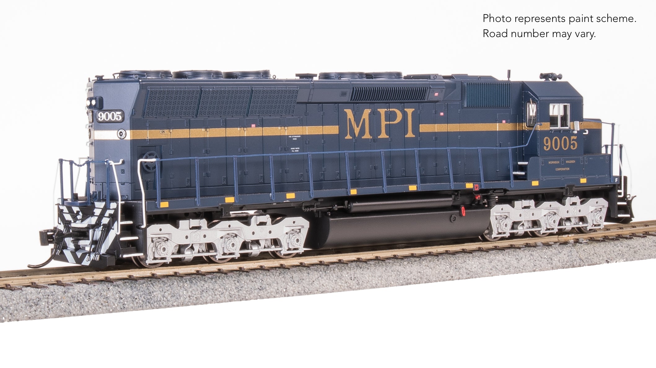 9814 EMD SD45, MPI 9005, Blue w/ Gold, No-Sound / DCC-Ready, HO