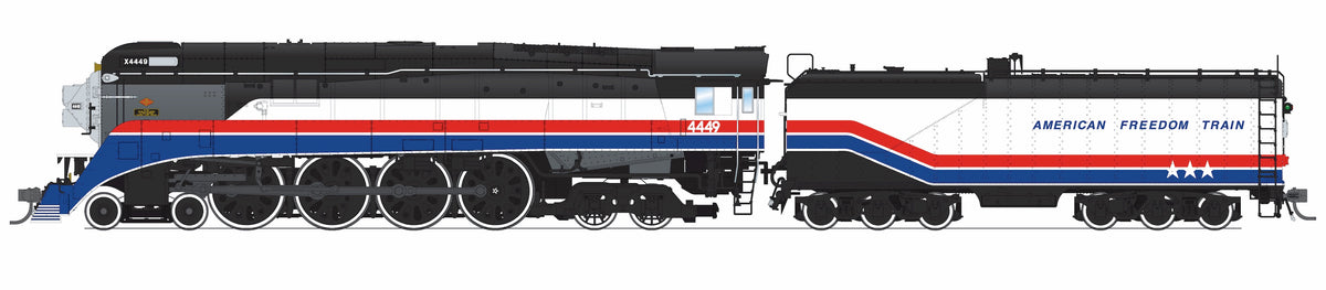9841 Southern Pacific GS-4, #4449, 1975 American Freedom Train, No-Sou