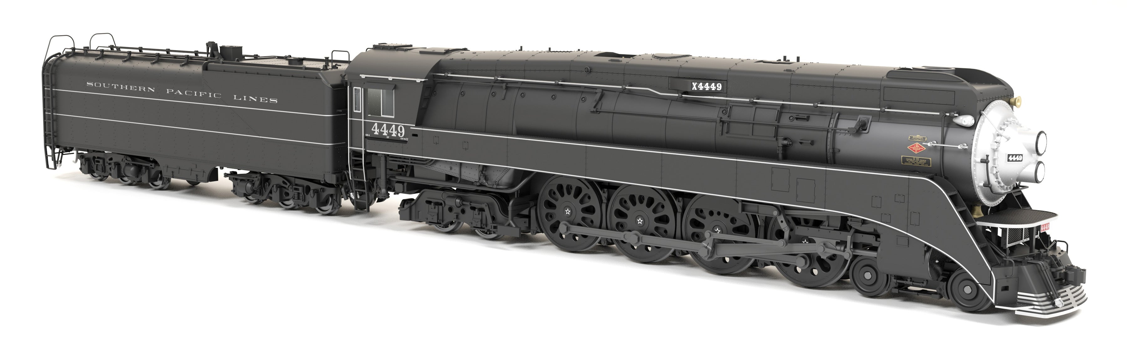 9842 Southern Pacific GS-4, #4449, 2001 Excursion, Black w/ Pinstripes