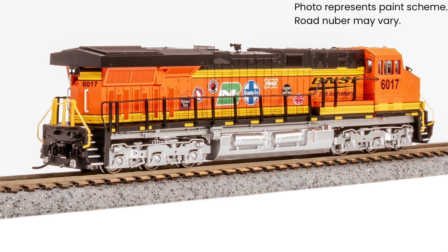 9881 GE ES44AC, BNSF 6017, 25th Anniversary, No-Sound / DCC-Ready, N