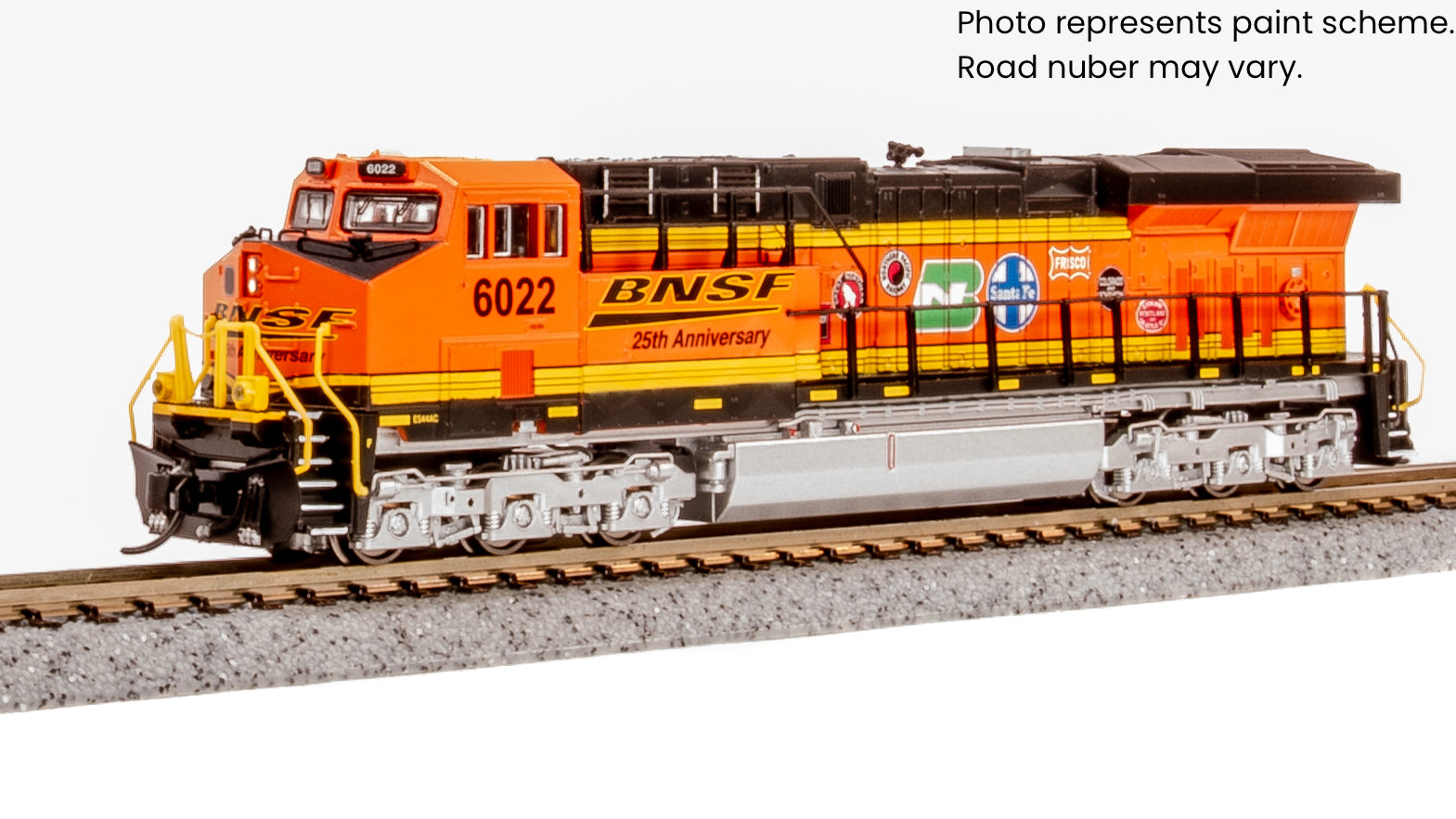9882 GE ES44AC, BNSF 6022, 25th Anniversary, Paragon4 Sound/DC/DCC, N