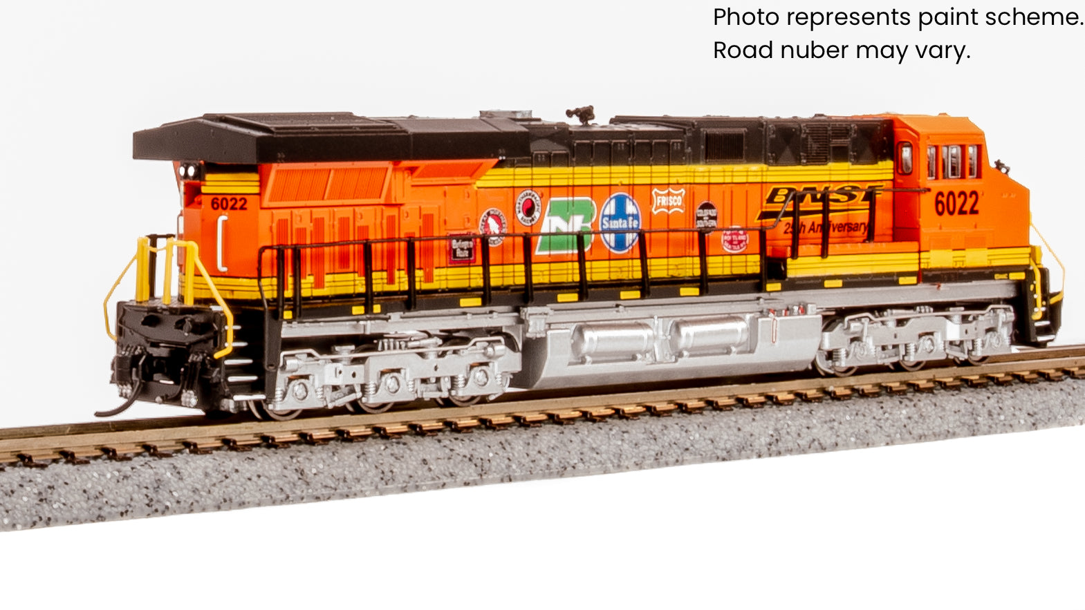 9882 GE ES44AC, BNSF 6022, 25th Anniversary, Paragon4 Sound/DC/DCC, N