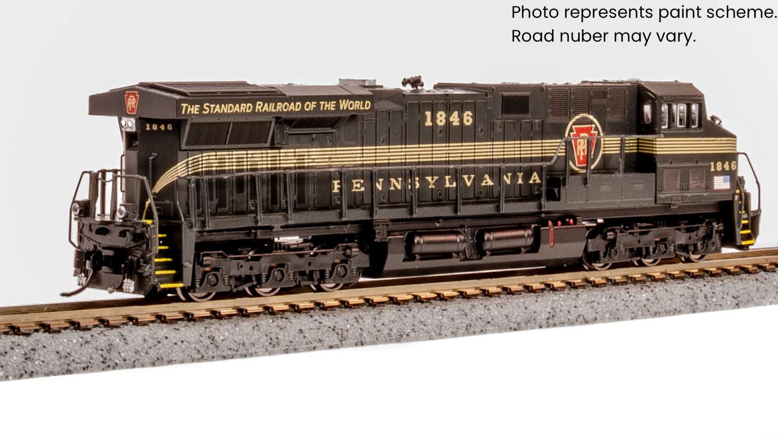 9899 GE ES44AC, PRR 1846, DGLE 5-stripe Fantasy Paint, No-Sound / DCC-Ready, N (Trainworld Exclusive)