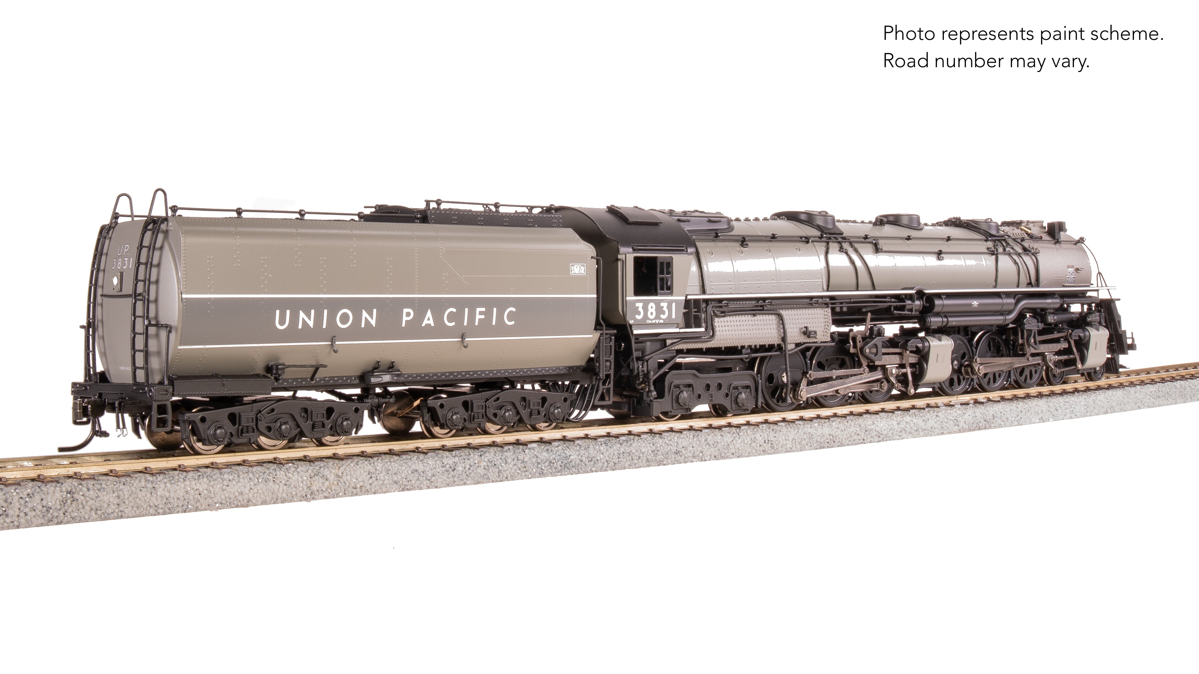 9916 UP Early Challenger (CSA-2), #3831, Two-tone Gray Fantasy Paint, No-Sound / DCC-Ready, HO