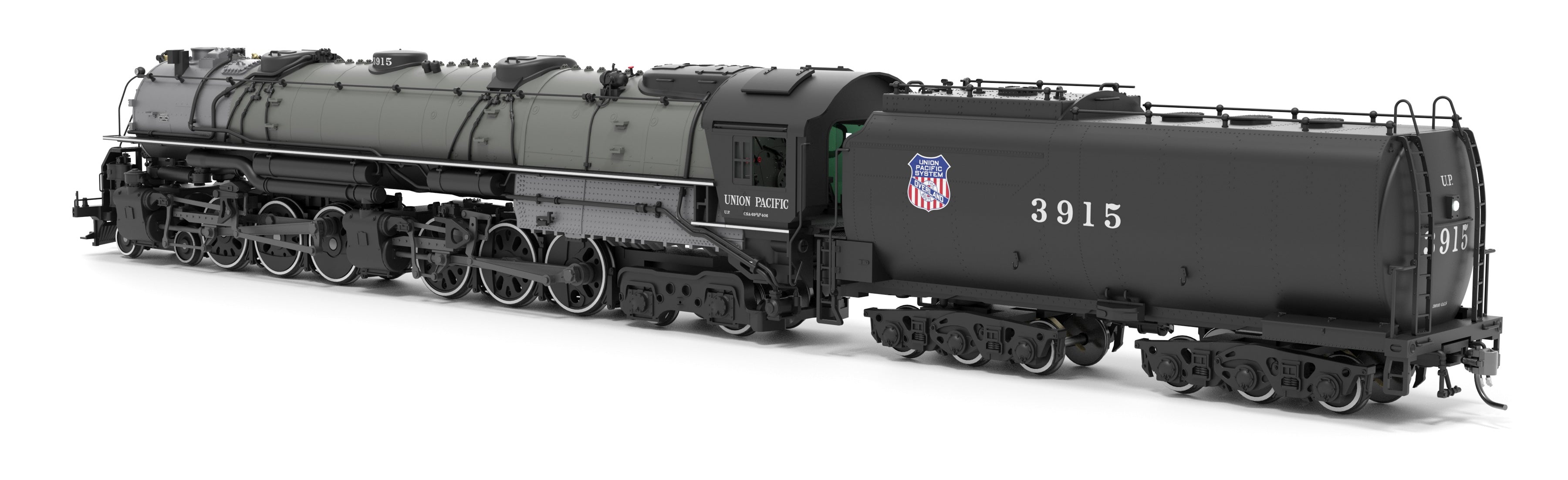 9918 UP Early Challenger (CSA-2), #3915, Builder's Fantasy Paint, No-Sound / DCC-Ready, HO