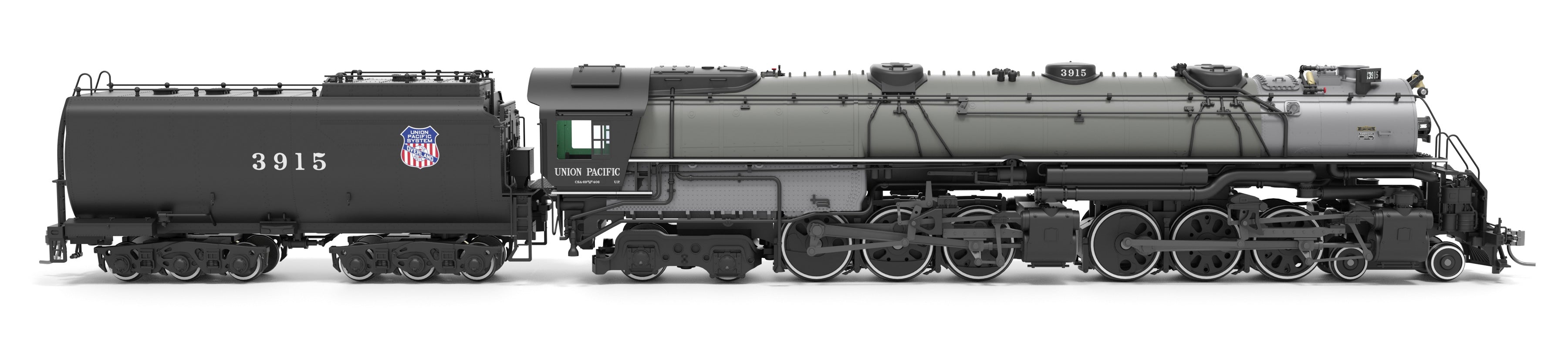 9918 UP Early Challenger (CSA-2), #3915, Builder's Fantasy Paint, No-Sound / DCC-Ready, HO