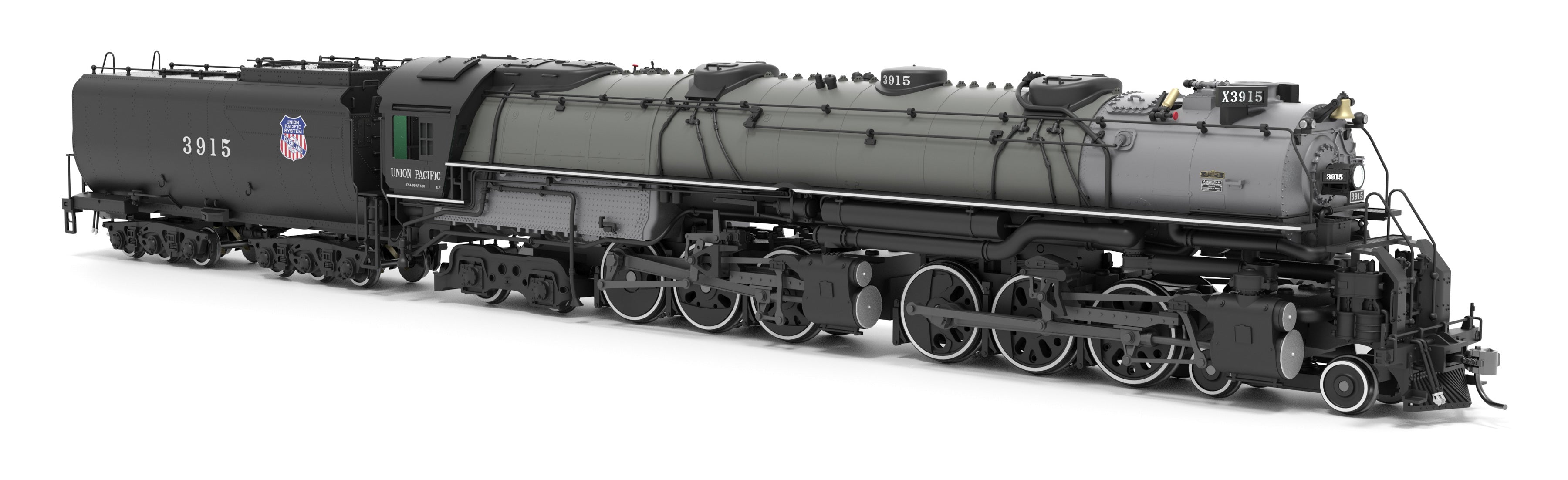 9918 UP Early Challenger (CSA-2), #3915, Builder's Fantasy Paint, No-Sound / DCC-Ready, HO