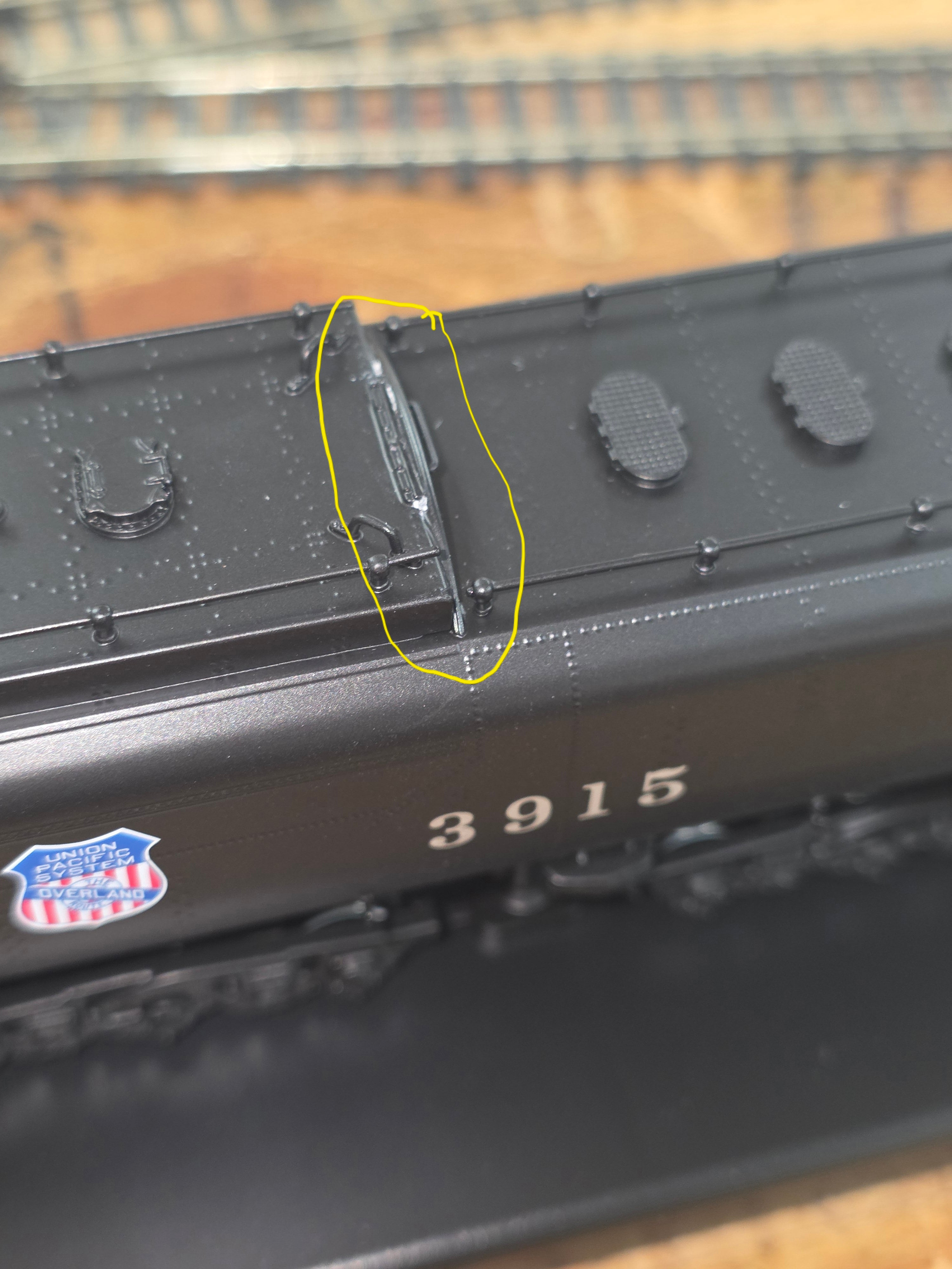 **BLEMISHED (See photos, sold as-is) REFURBISHED BR9918 UP Early Challenger (CSA-2), #3915, Builder's Fantasy Paint, No-Sound / DCC-Ready, HO