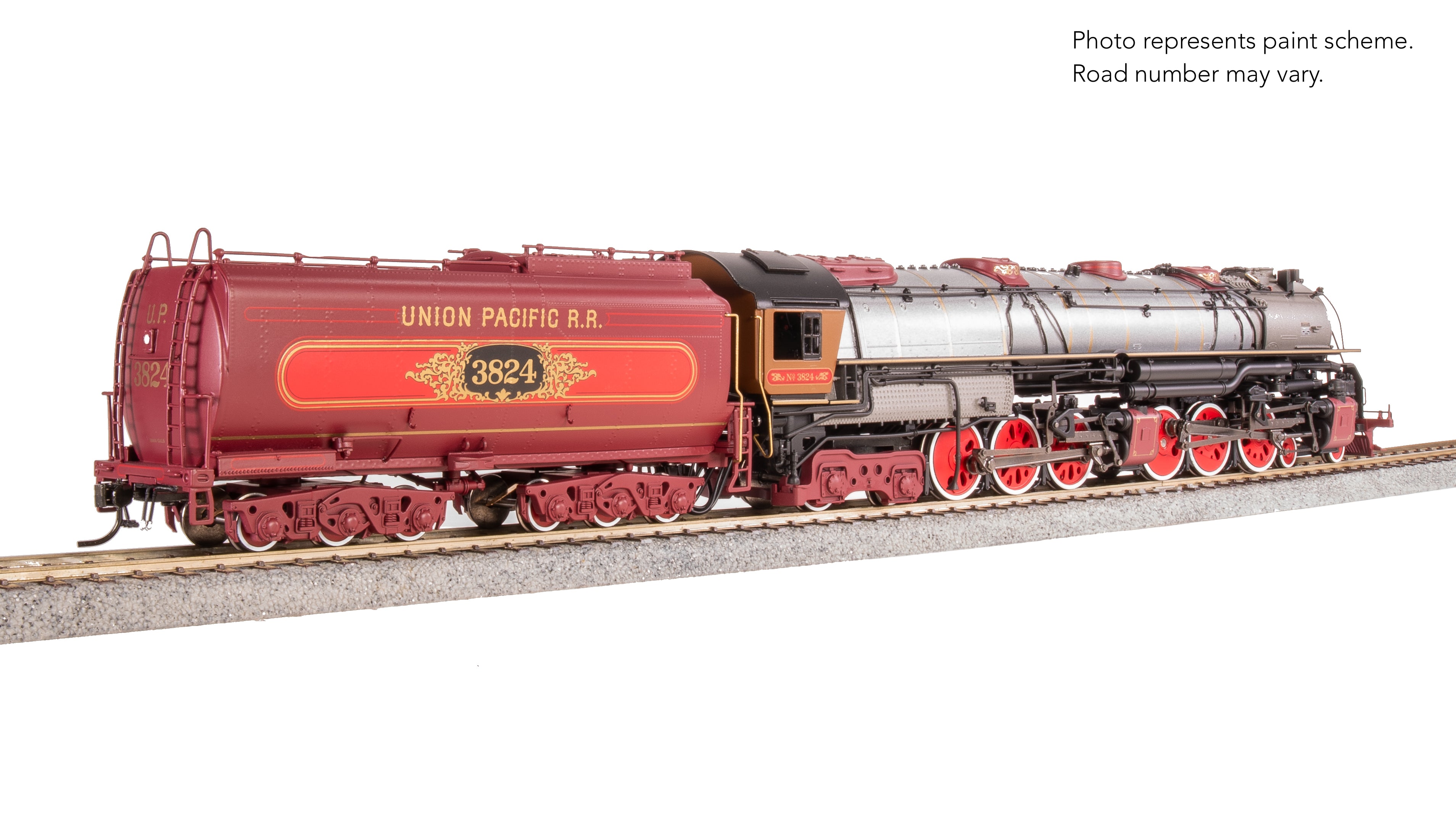 9920 UP Early Challenger (CSA-2), #3824, Ornate 1800's Fantasy Paint, No-Sound / DCC-Ready, HO