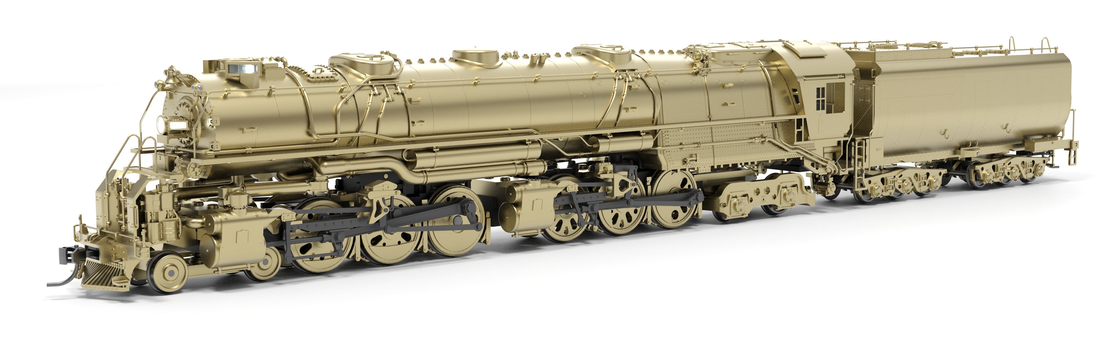 9921 UP Early Challenger (CSA-2), Unlettered, Painted Brass, Paragon4 Sound/DC/DCC, Smoke, HO