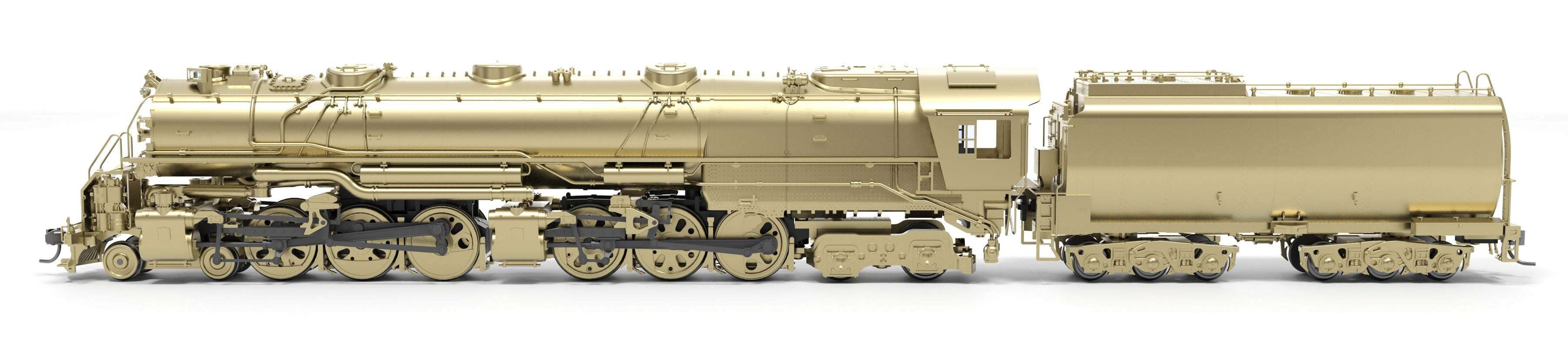 9922 UP Early Challenger (CSA-2), Unlettered, Painted Brass, No-Sound / DCC-Ready, HO