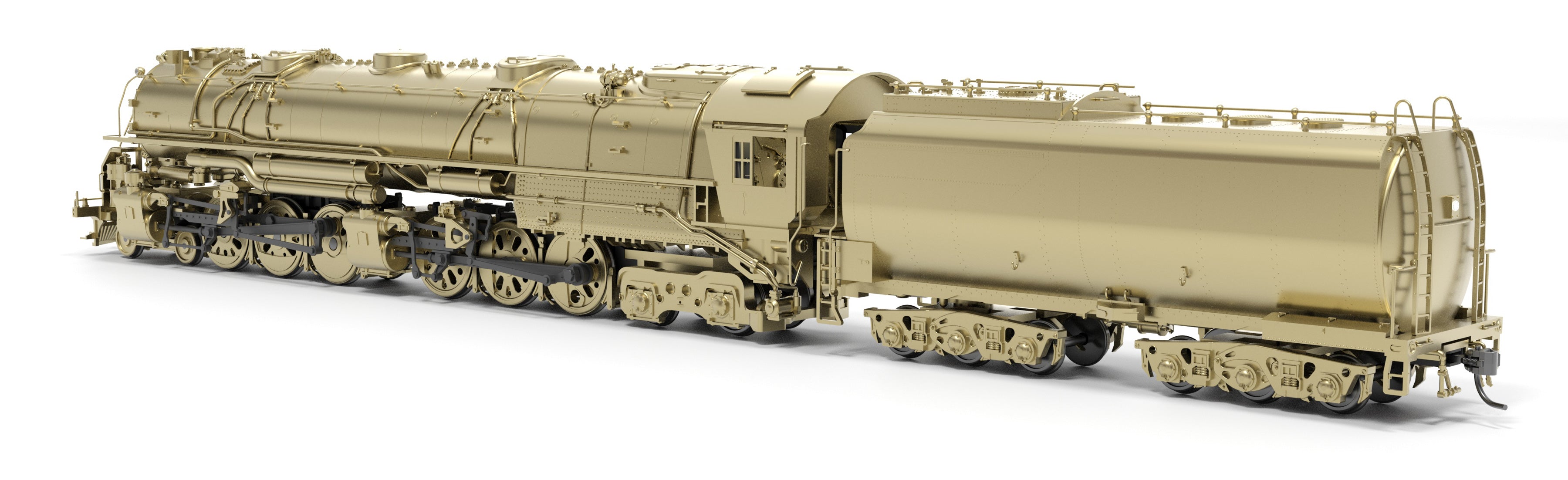 9922 UP Early Challenger (CSA-2), Unlettered, Painted Brass, No-Sound / DCC-Ready, HO