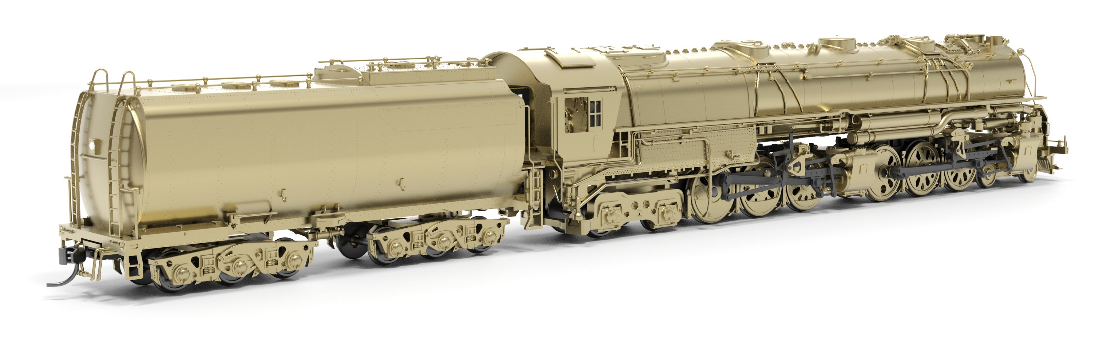 9921 UP Early Challenger (CSA-2), Unlettered, Painted Brass, Paragon4 Sound/DC/DCC, Smoke, HO