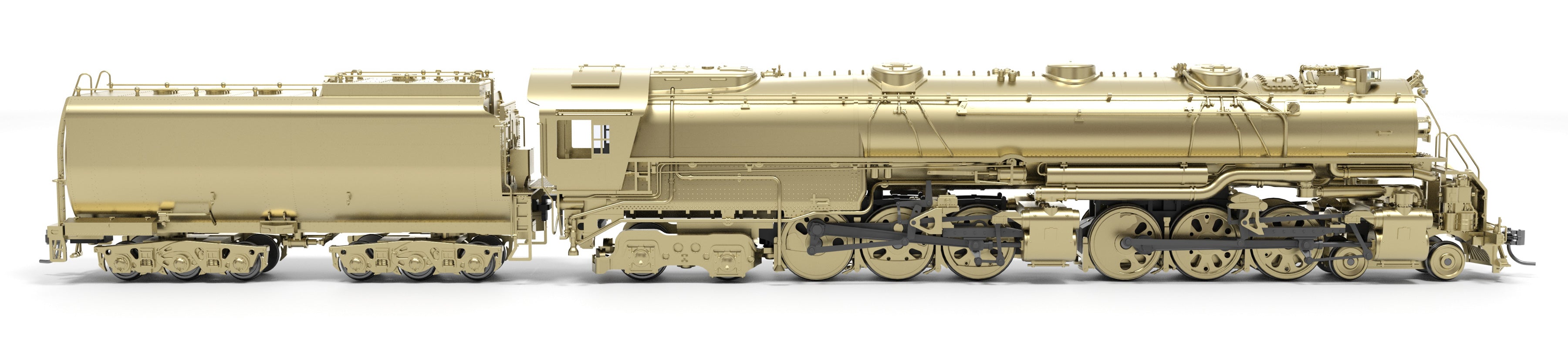 9922 UP Early Challenger (CSA-2), Unlettered, Painted Brass, No-Sound / DCC-Ready, HO