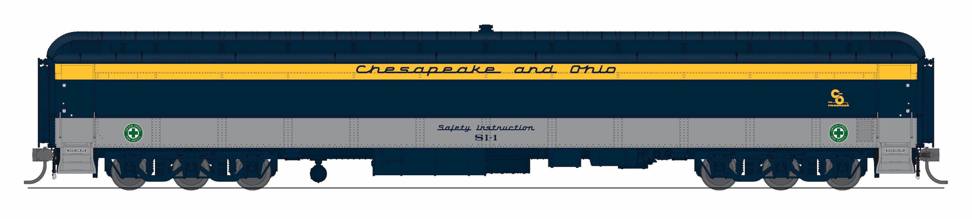 9930 Railroad Instruction Car, C&O SI-4, HO Scale