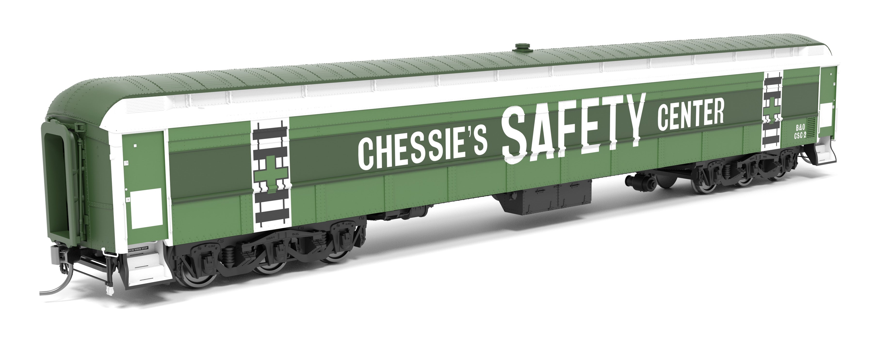 9931 Railroad Instruction Car, Chessie's Center CSC-1, HO Scale