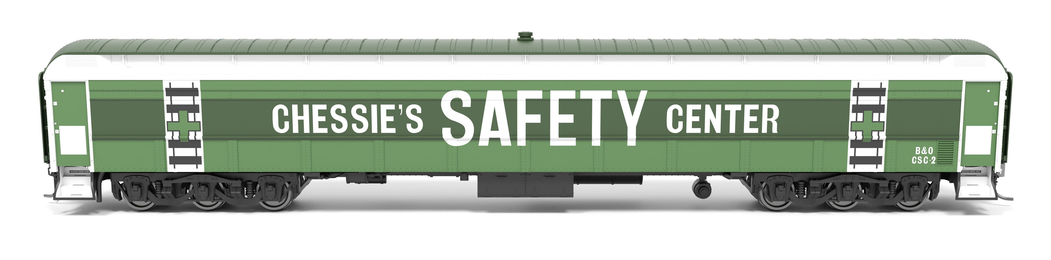 9931 Railroad Instruction Car, Chessie's Center CSC-1, HO Scale