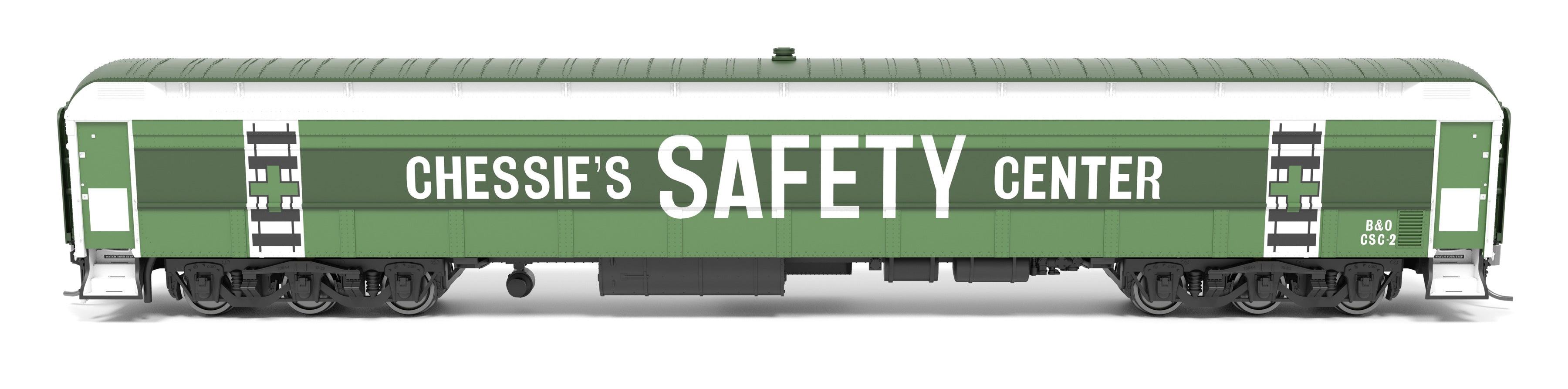 9931 Railroad Instruction Car, Chessie's Center CSC-1, HO Scale