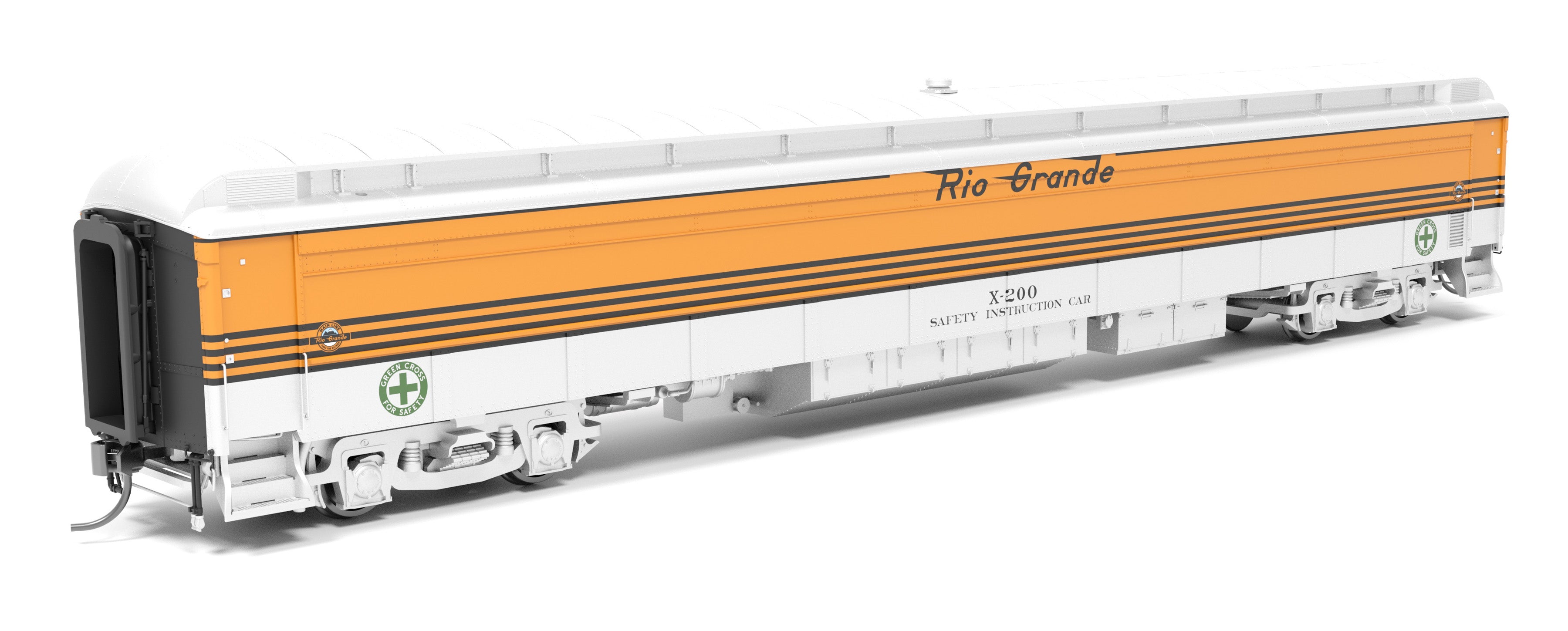 9932 Railroad Instruction Car, DRGW X-200, HO Scale