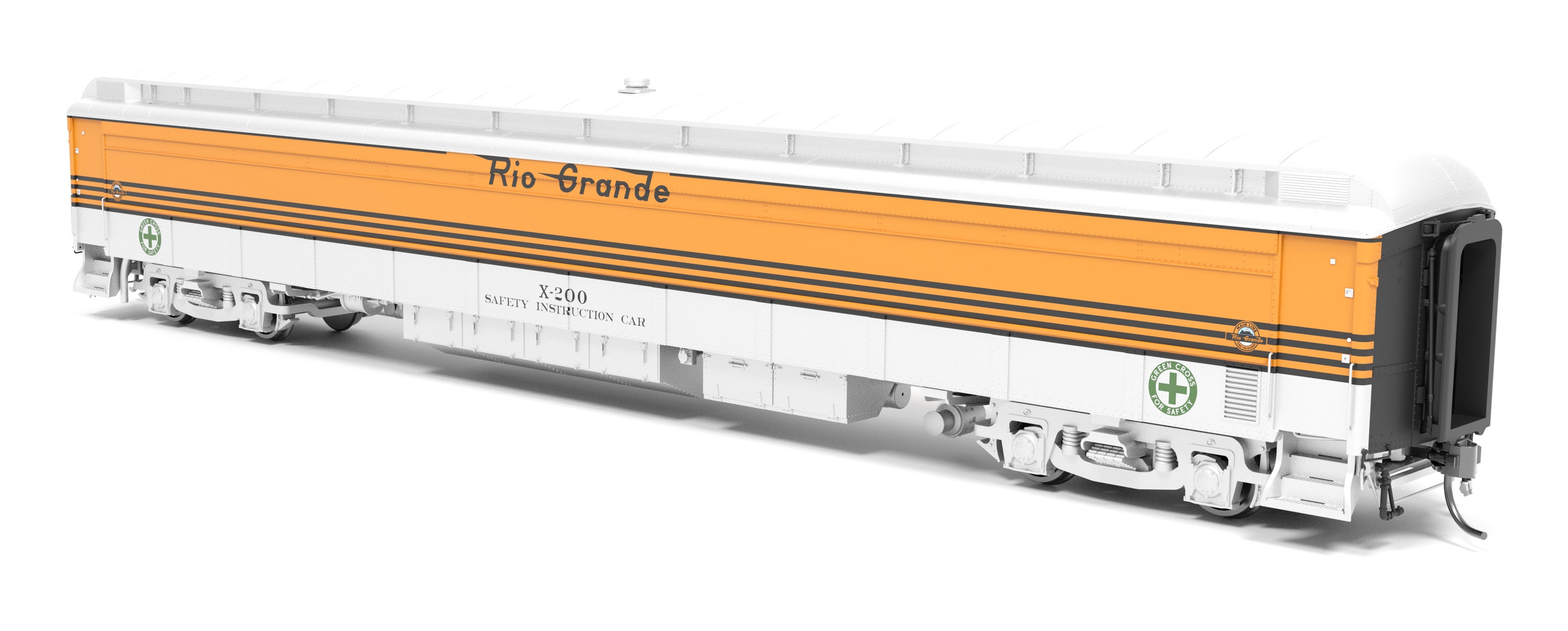 9932 Railroad Instruction Car, DRGW X-200, HO Scale