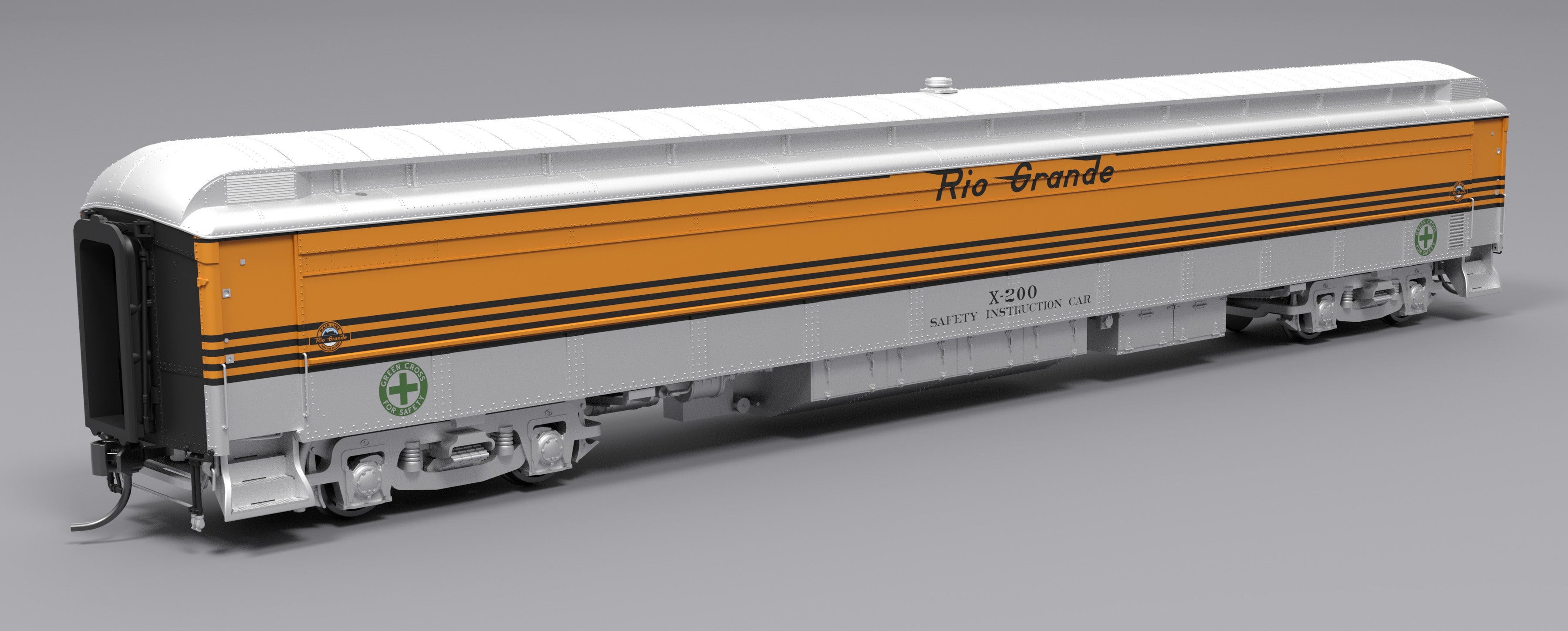 9932 Railroad Instruction Car, DRGW X-200, HO Scale