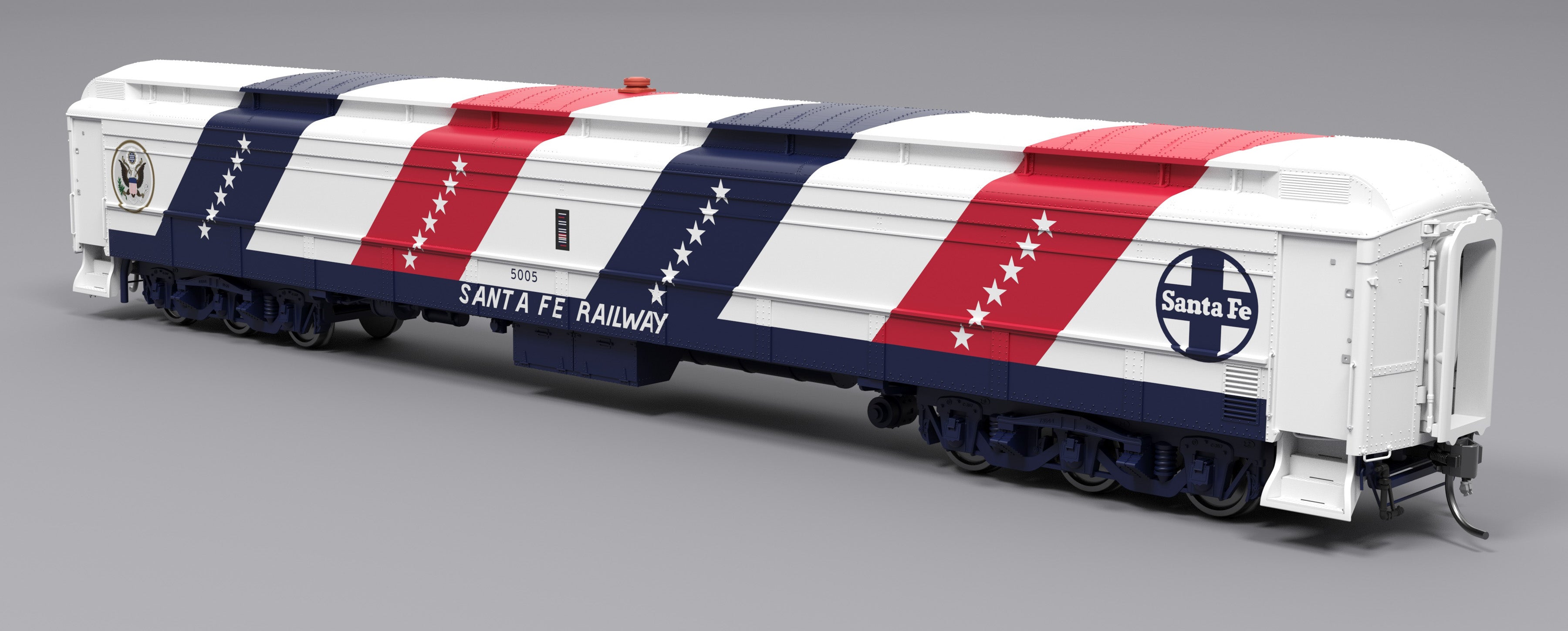 9937 Railroad Exhibit Car, ATSF 5005, HO Scale