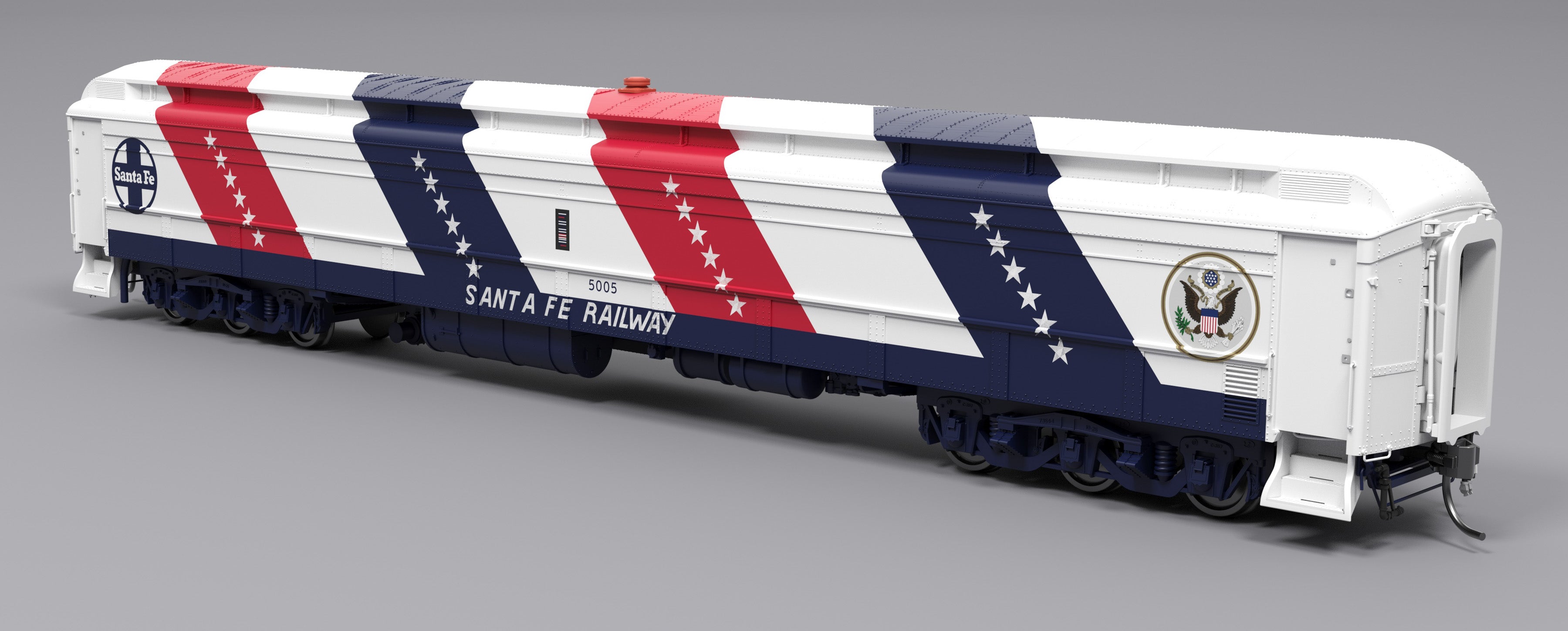 9937 Railroad Exhibit Car, ATSF 5005, HO Scale