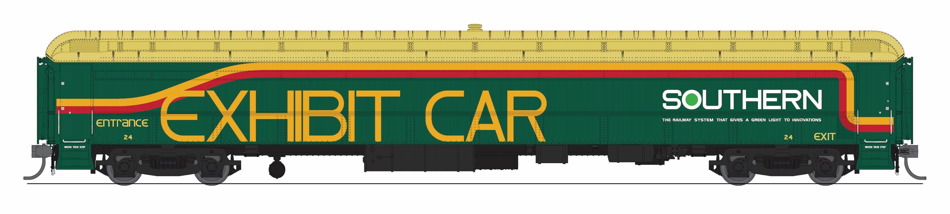 9939 Railroad Exhibit Car, SOU 24, HO Scale