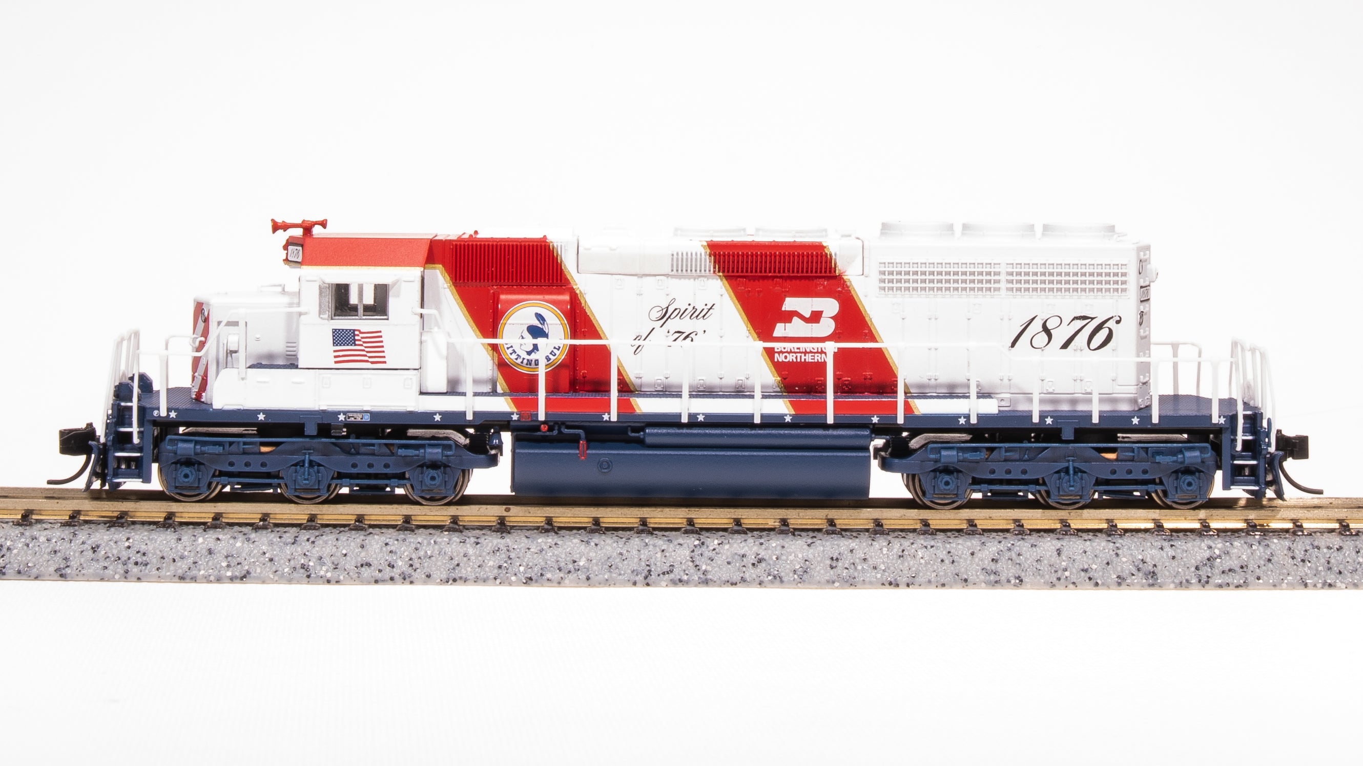 9951 EMD SD40-2, BN 1876, Spirit of '76, No-Sound / DCC-Ready, N