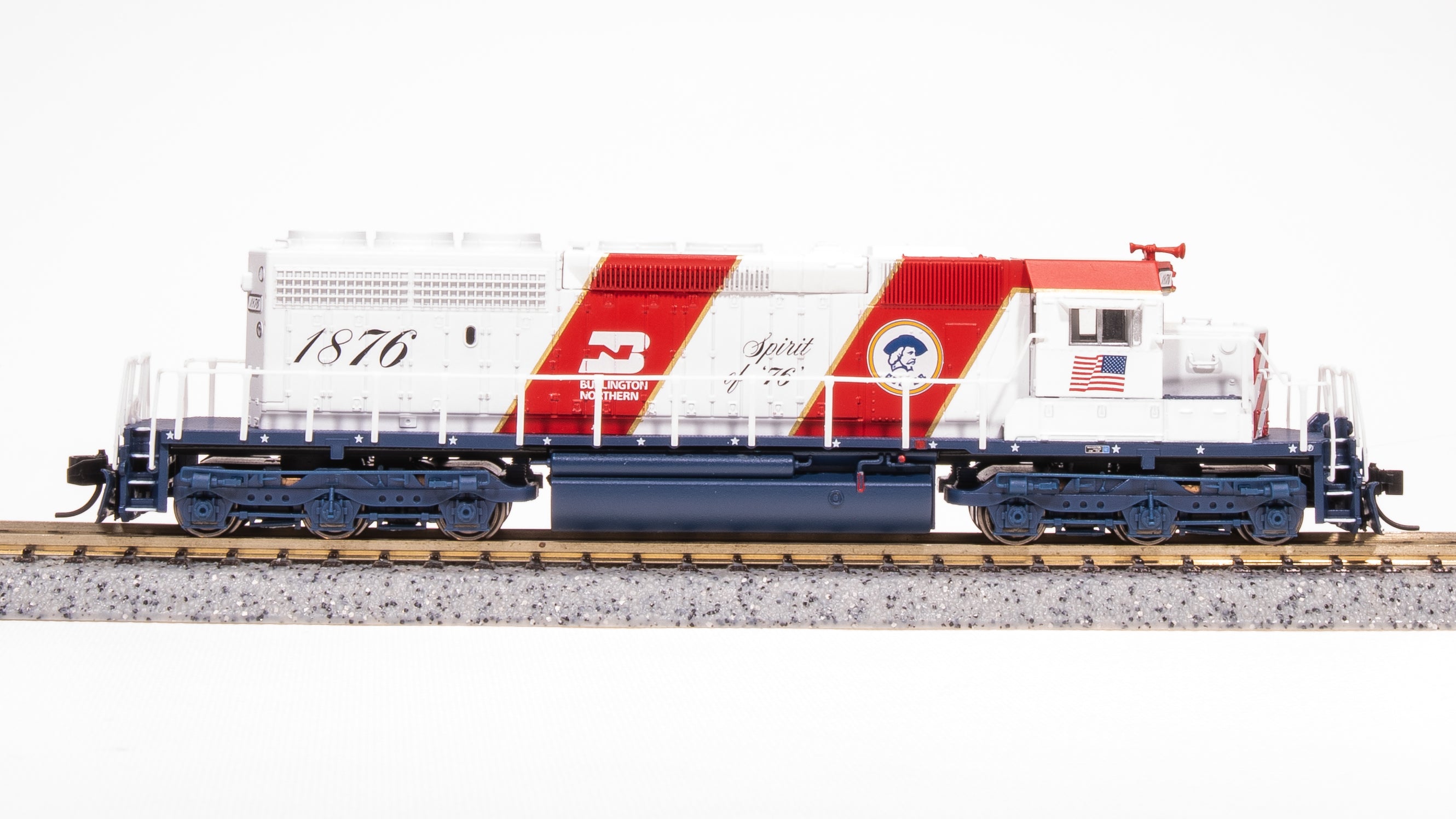 9951 EMD SD40-2, BN 1876, Spirit of '76, No-Sound / DCC-Ready, N