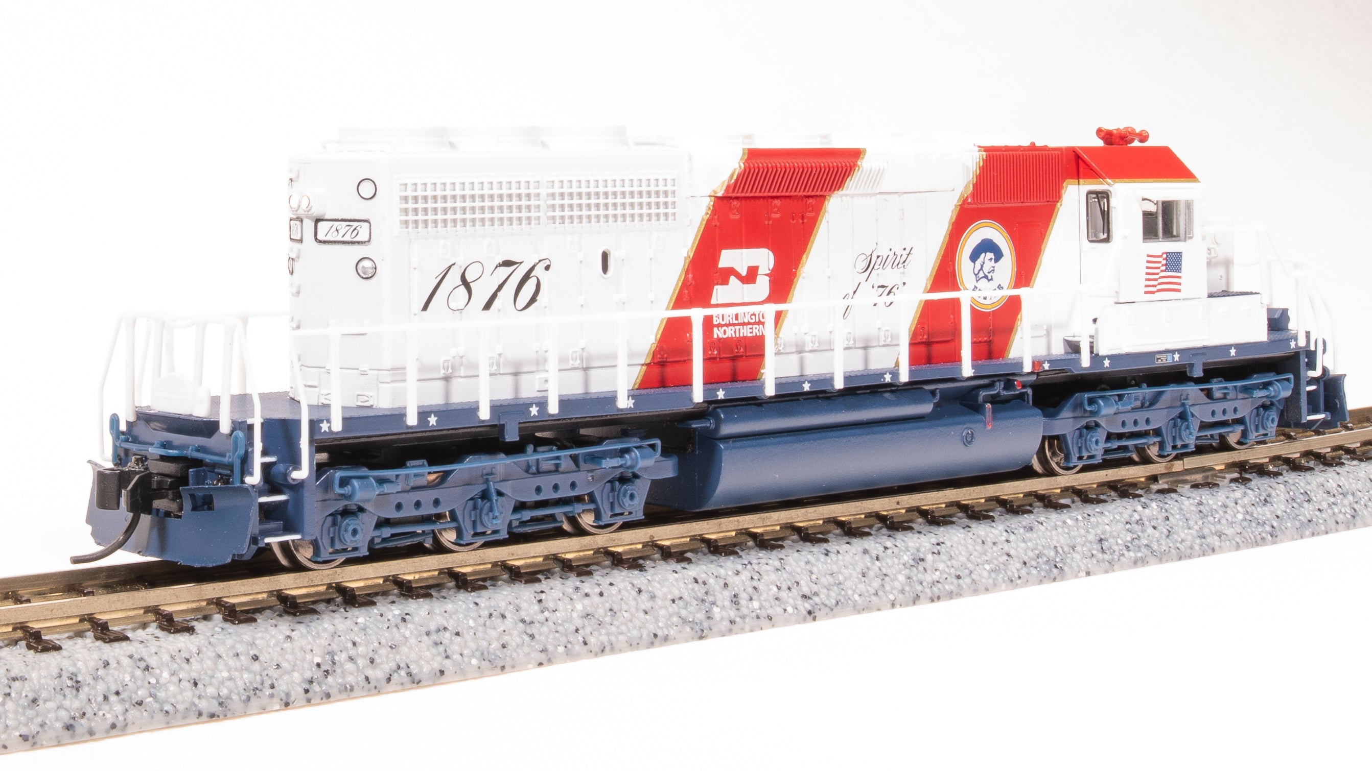 9951 EMD SD40-2, BN 1876, Spirit of '76, No-Sound / DCC-Ready, N