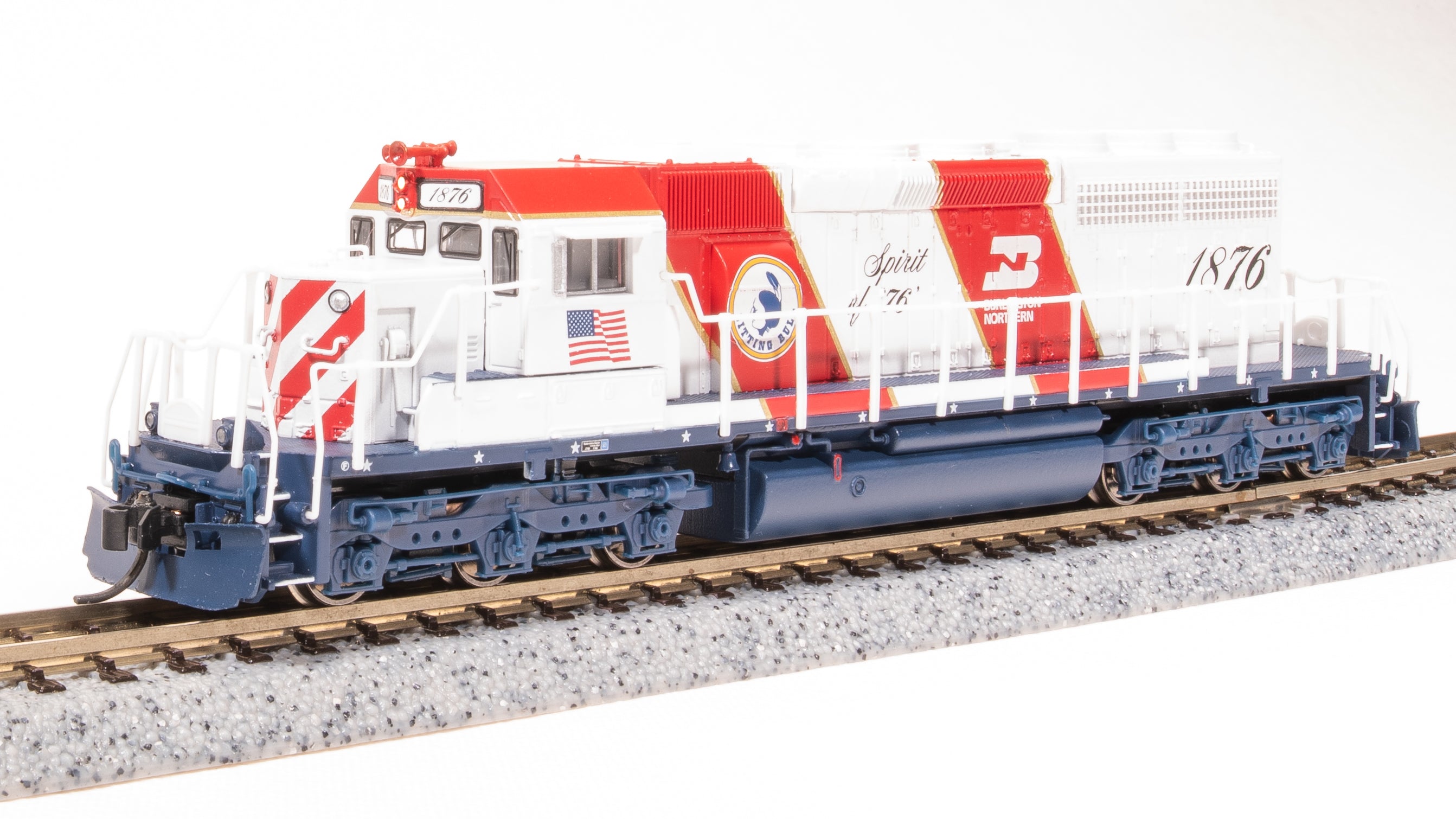 9951 EMD SD40-2, BN 1876, Spirit of '76, No-Sound / DCC-Ready, N