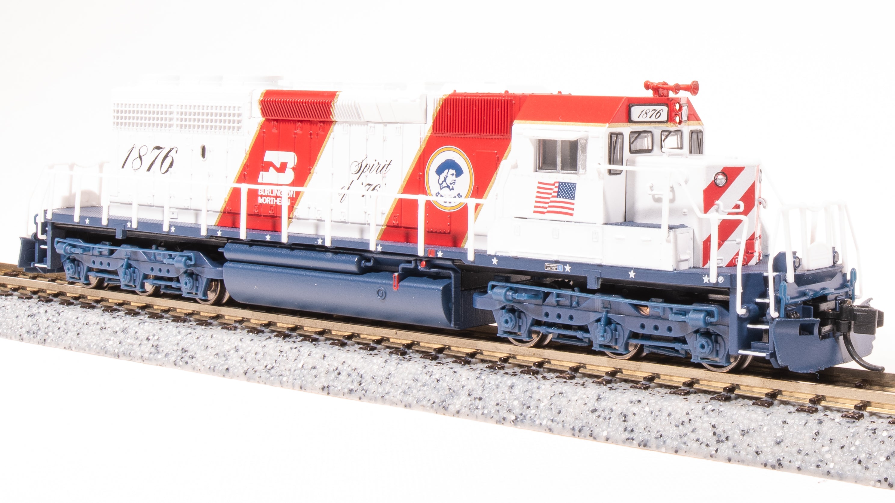 9951 EMD SD40-2, BN 1876, Spirit of '76, No-Sound / DCC-Ready, N