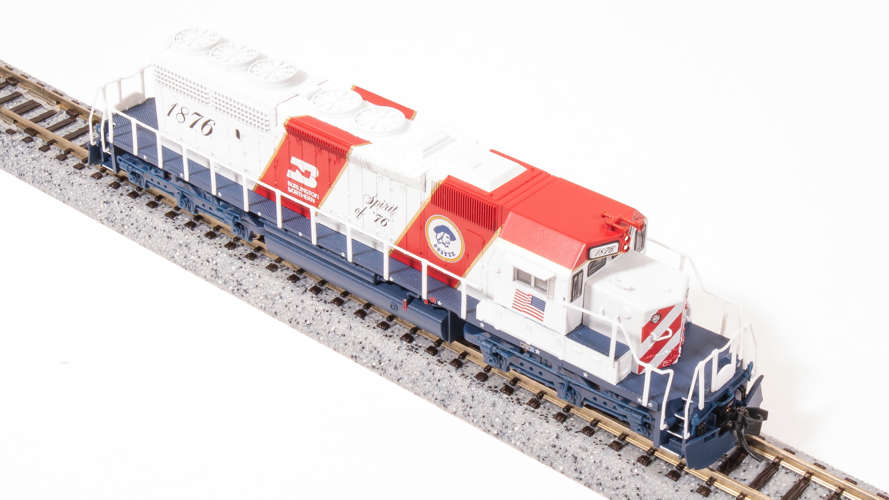 9951 EMD SD40-2, BN 1876, Spirit of '76, No-Sound / DCC-Ready, N