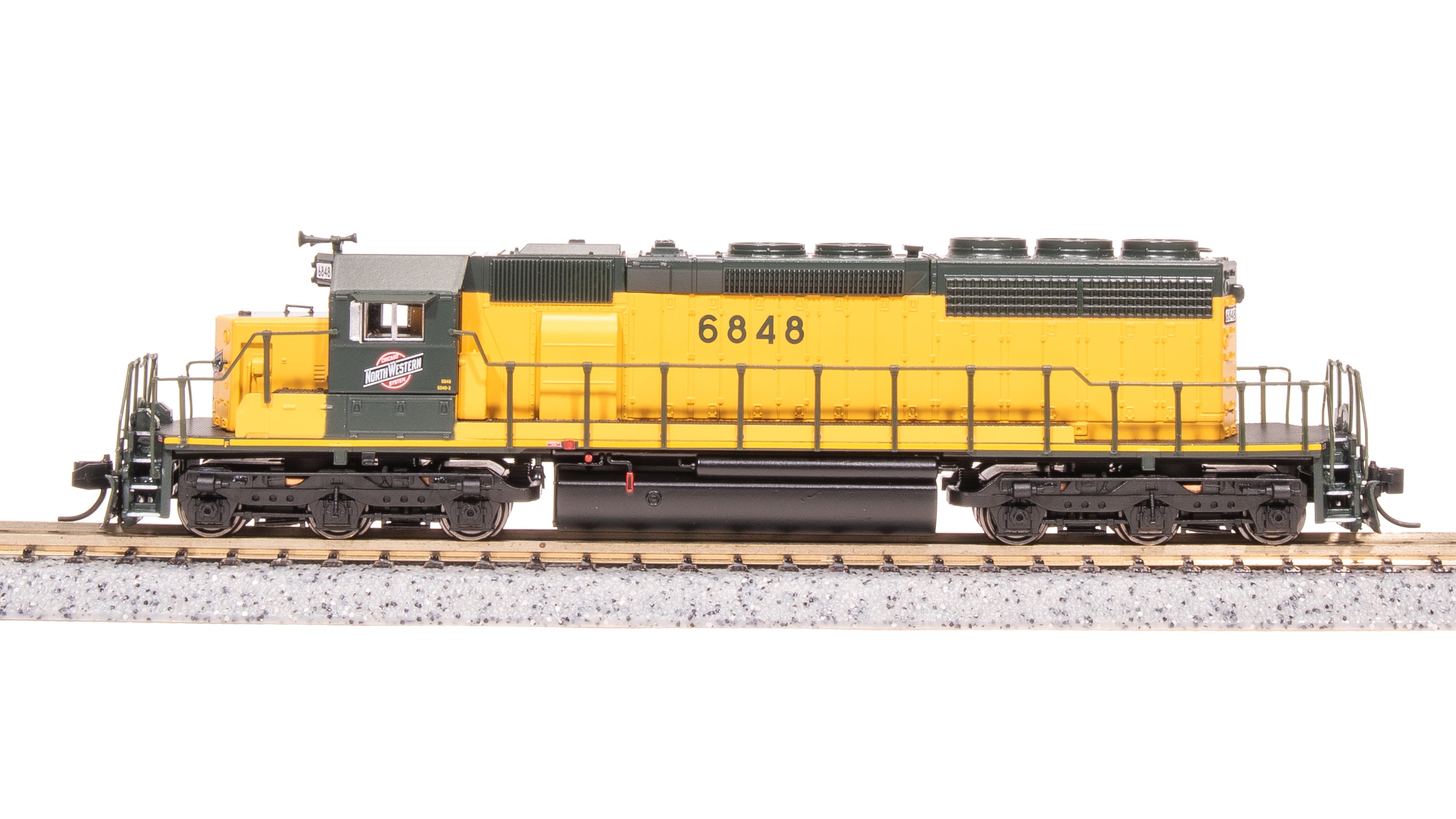 9953 EMD SD40-2, CNW 6848, Green & Traditional Yellow, No-Sound / DCC-Ready, N