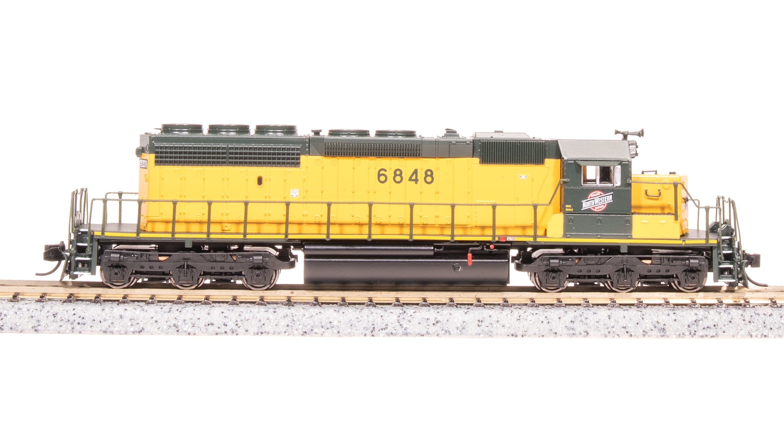 9953 EMD SD40-2, CNW 6848, Green & Traditional Yellow, No-Sound / DCC-Ready, N