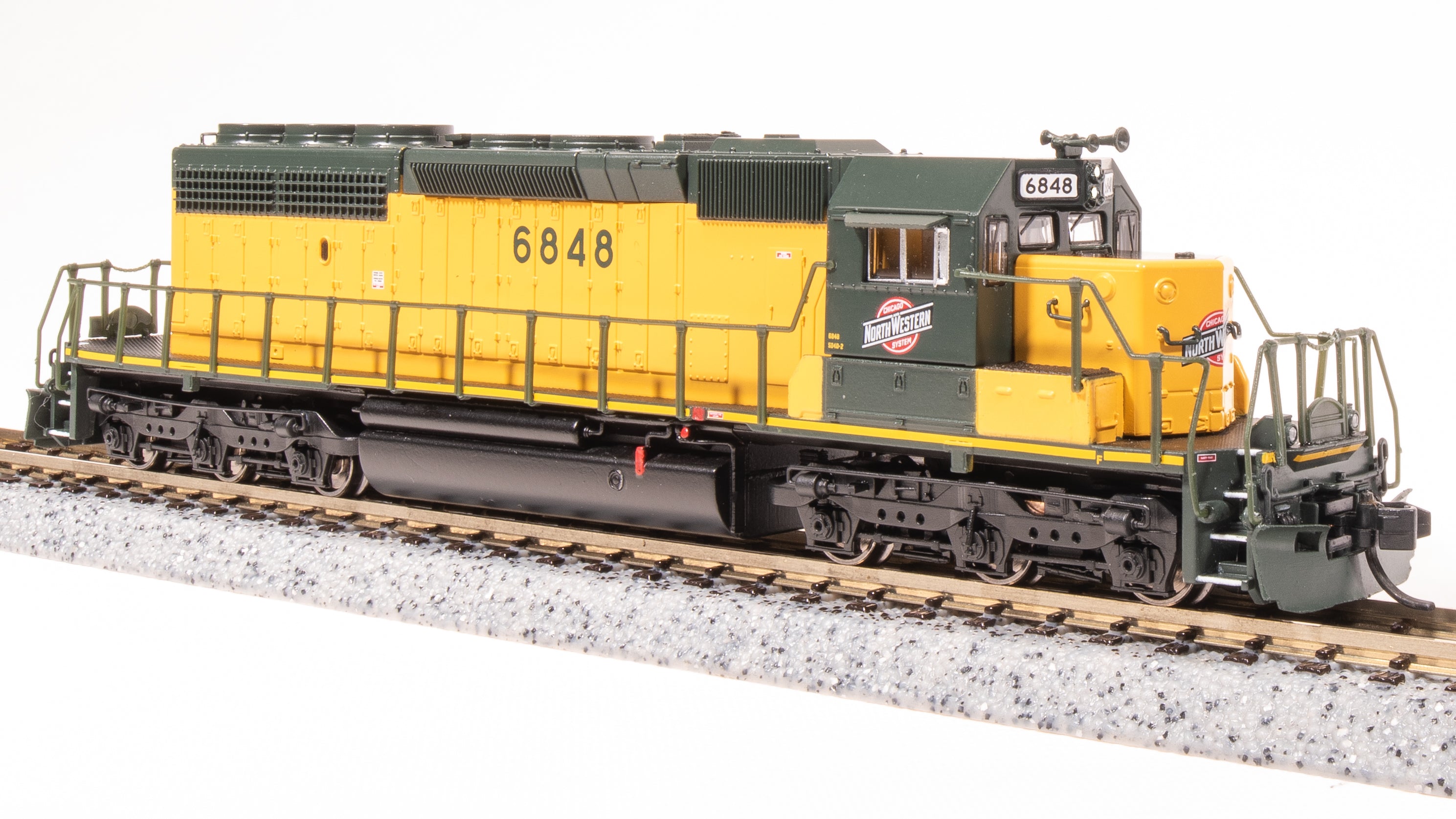 9953 EMD SD40-2, CNW 6848, Green & Traditional Yellow, No-Sound / DCC-Ready, N