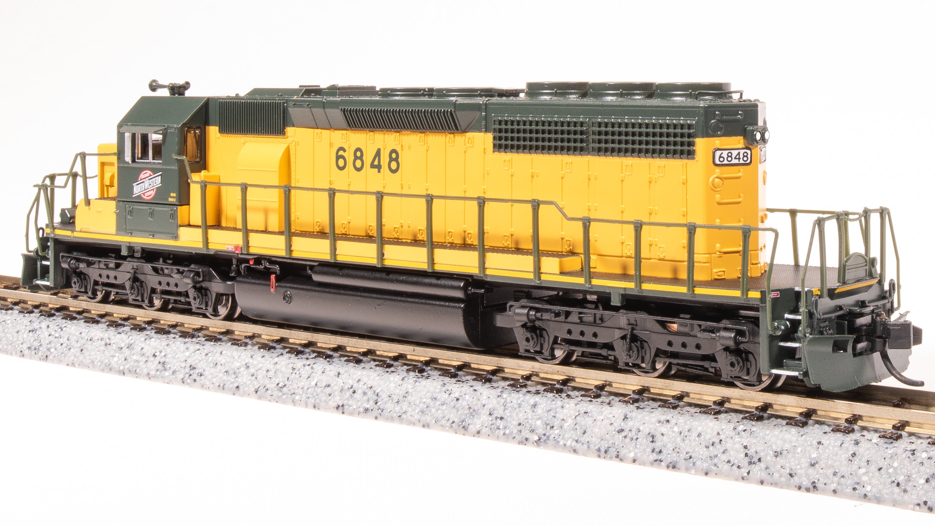 9953 EMD SD40-2, CNW 6848, Green & Traditional Yellow, No-Sound / DCC-Ready, N