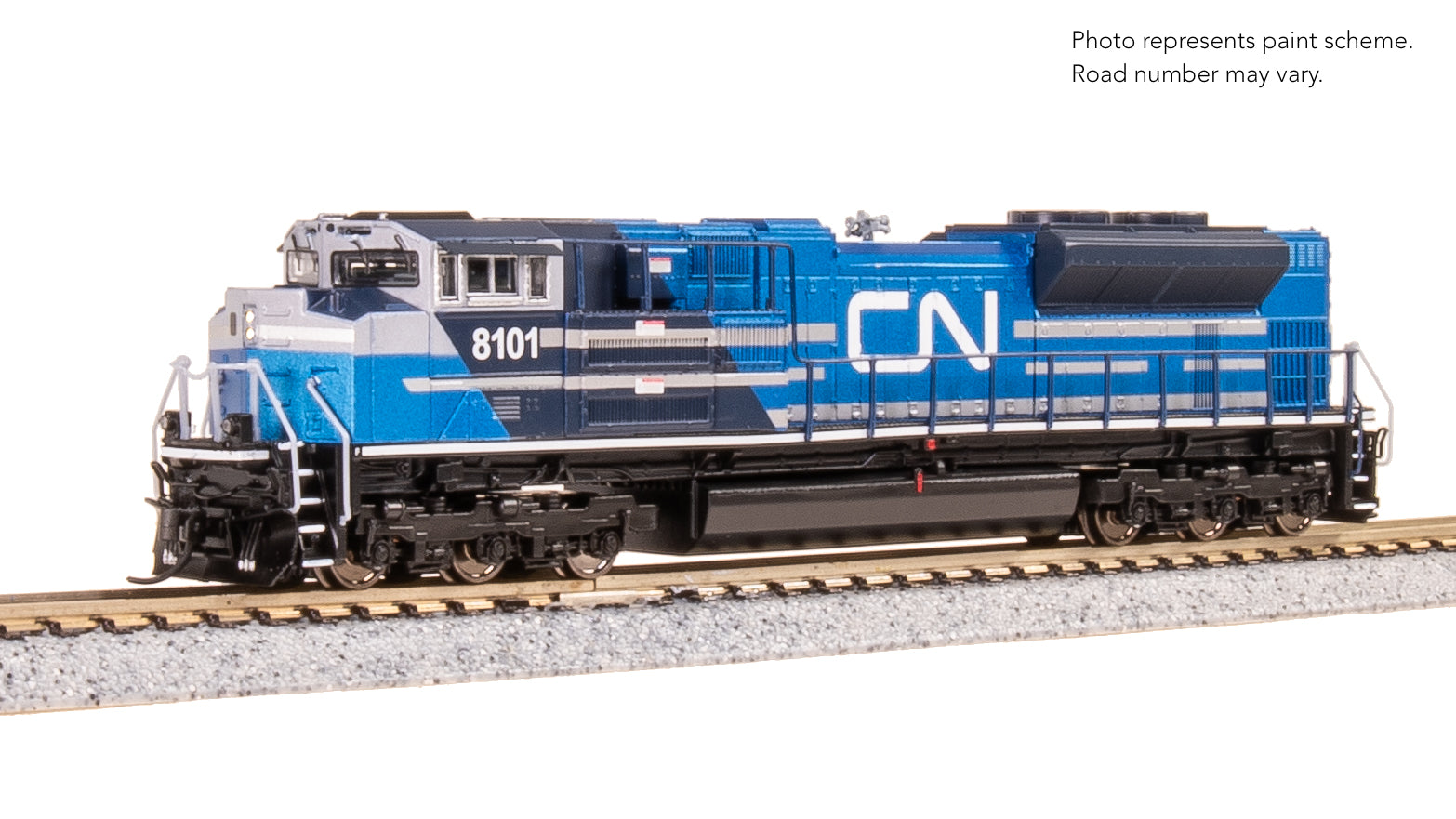 9965 EMD SD70ACe, CN 8102, Blue & White, No-Sound / DCC-Ready, N