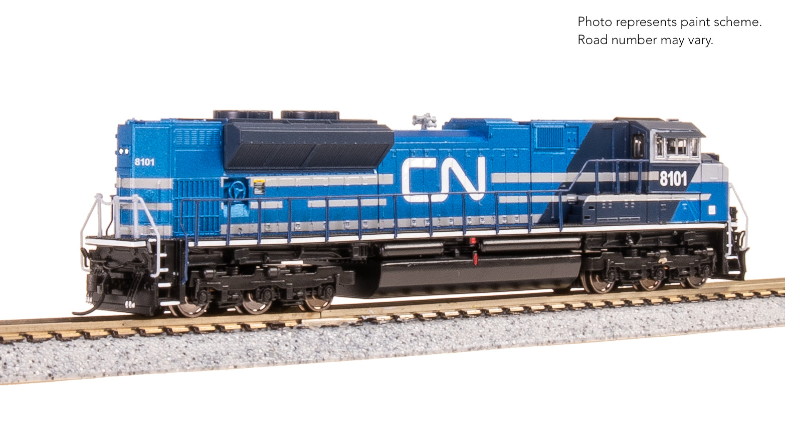 9965 EMD SD70ACe, CN 8102, Blue & White, No-Sound / DCC-Ready, N