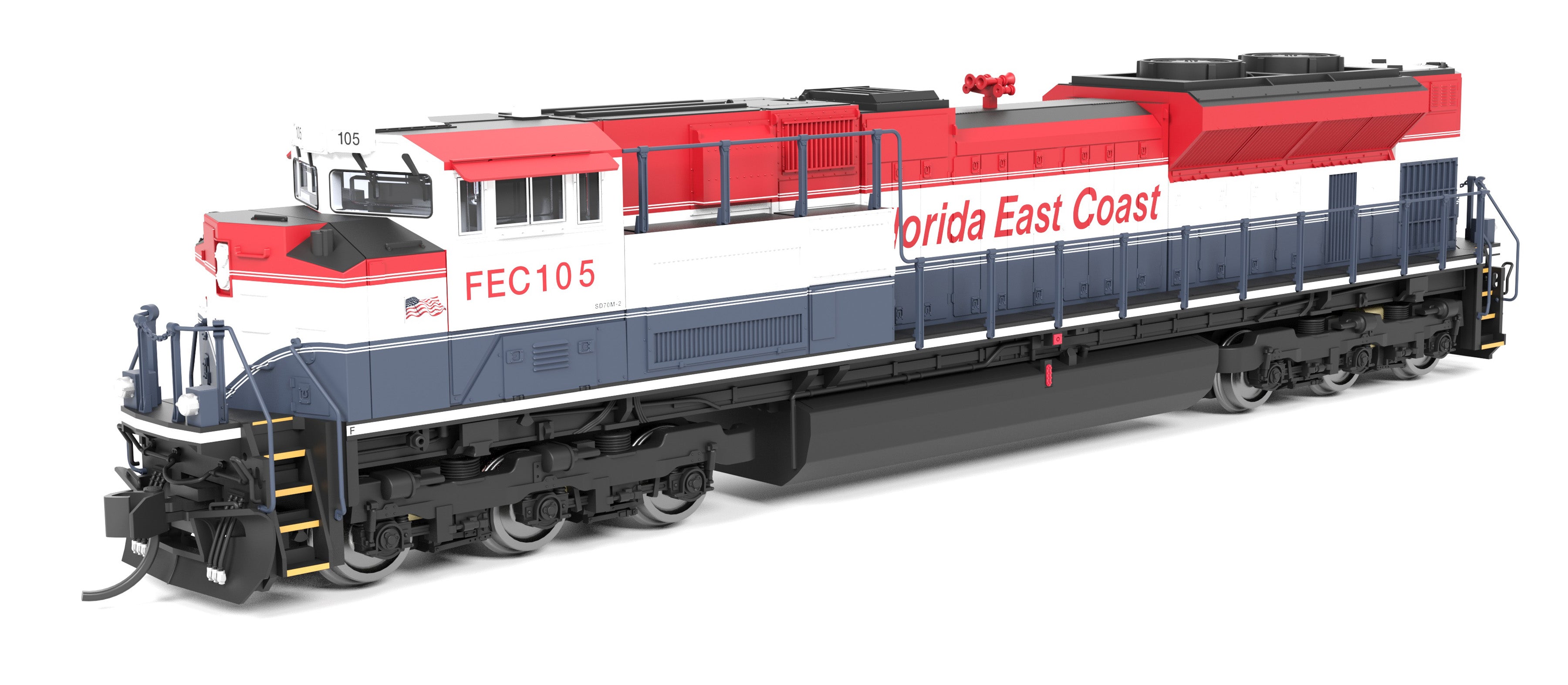 9968 EMD SD70ACe, FEC 105, Red, White, & Blue, Paragon4 Sound/DC/DCC, N