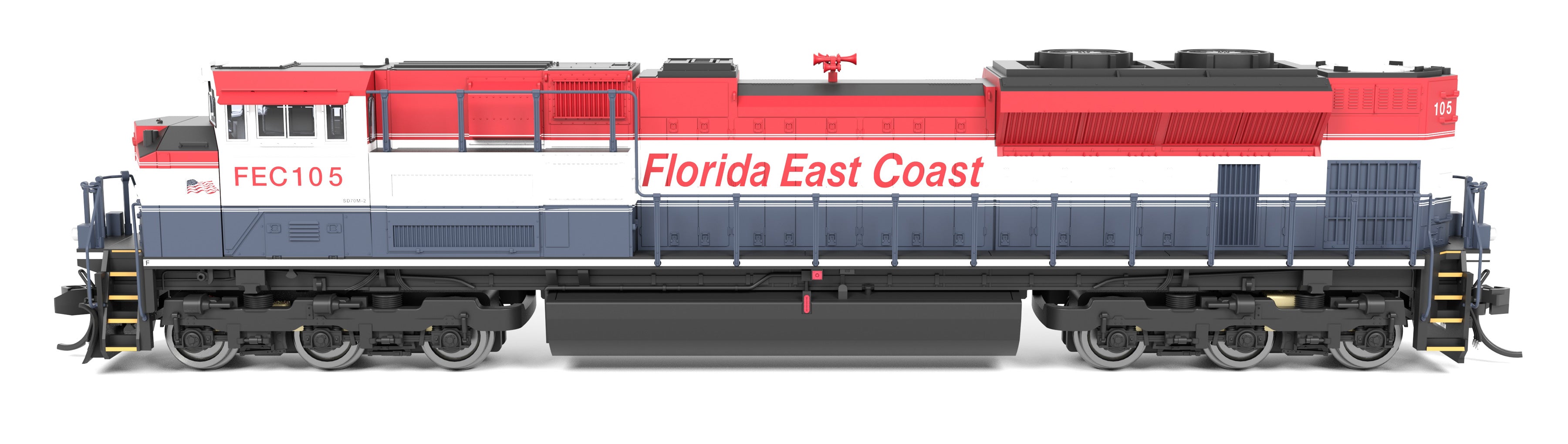 9968 EMD SD70ACe, FEC 105, Red, White, & Blue, Paragon4 Sound/DC/DCC, N
